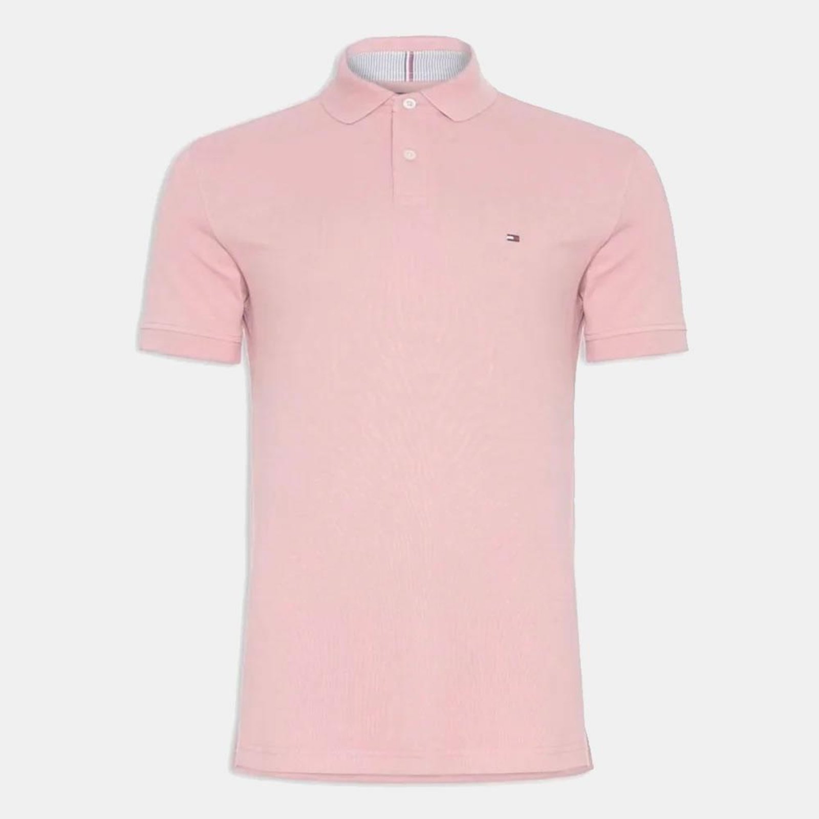 Camiseta Gola Polo Tommy Hilfiger Im 1985 Slim Rosa