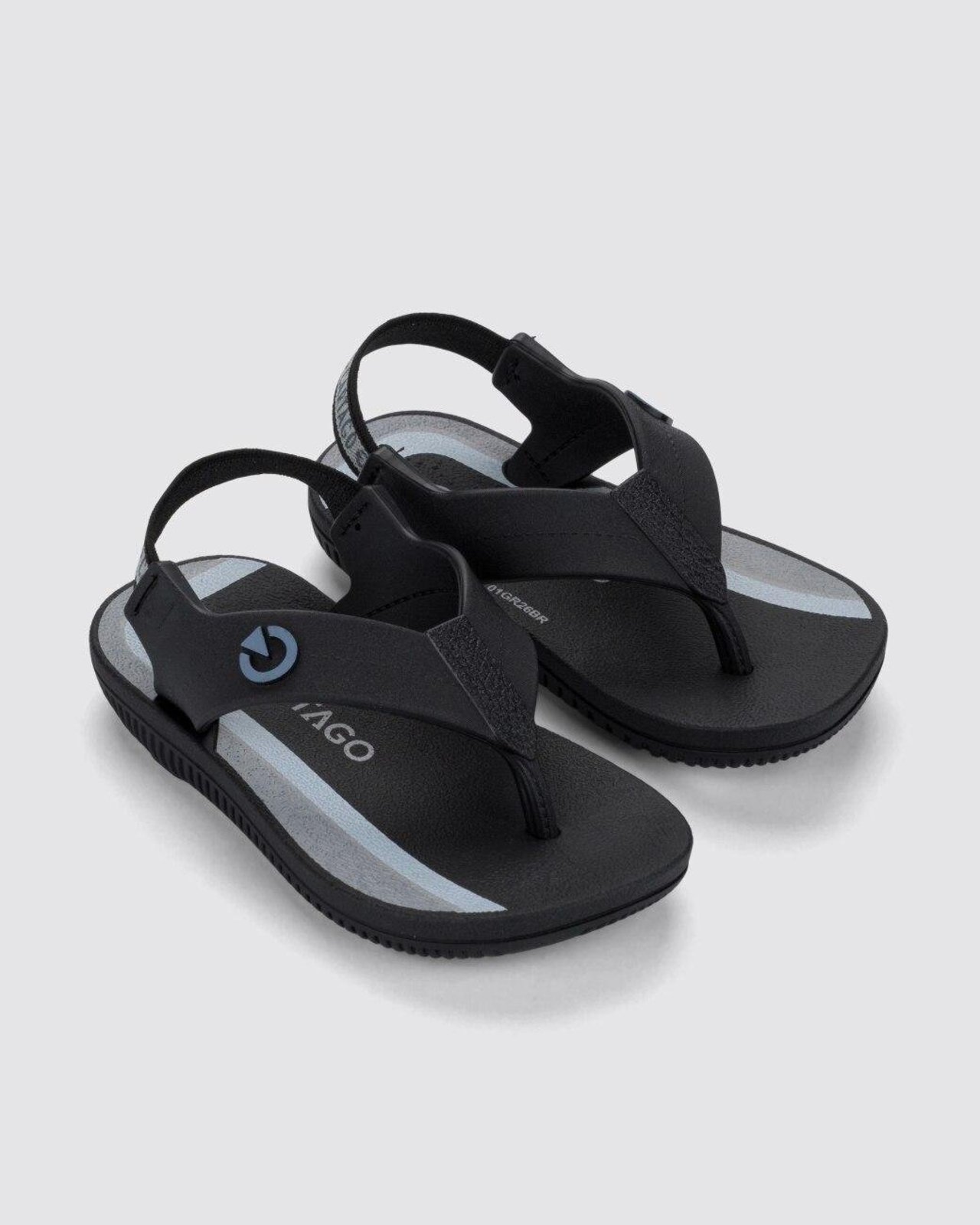 Infantil - Chinelo de Dedo de Cartago Atlanta Preto