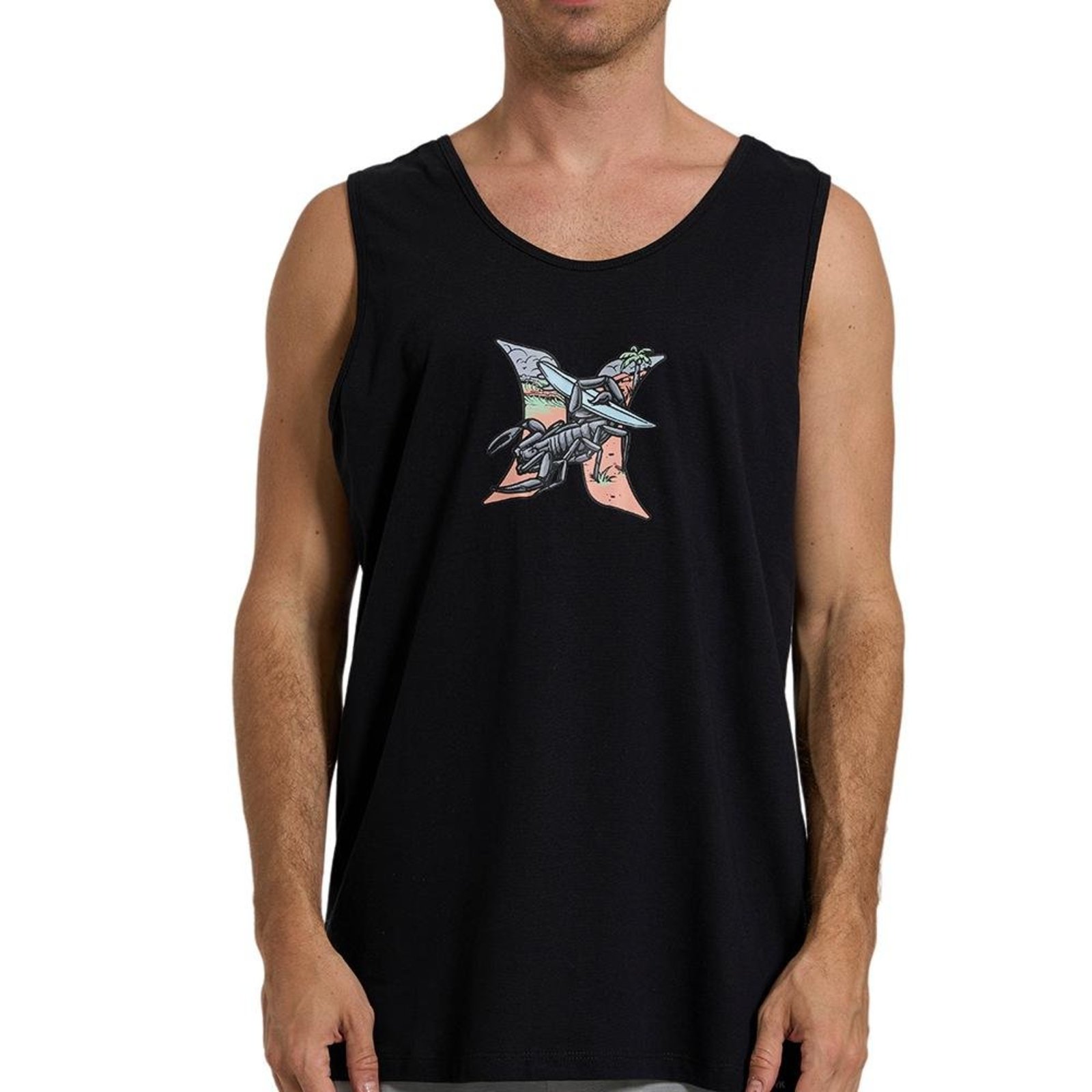 Regata Hurley Scorpion WT26 Masculina Preto