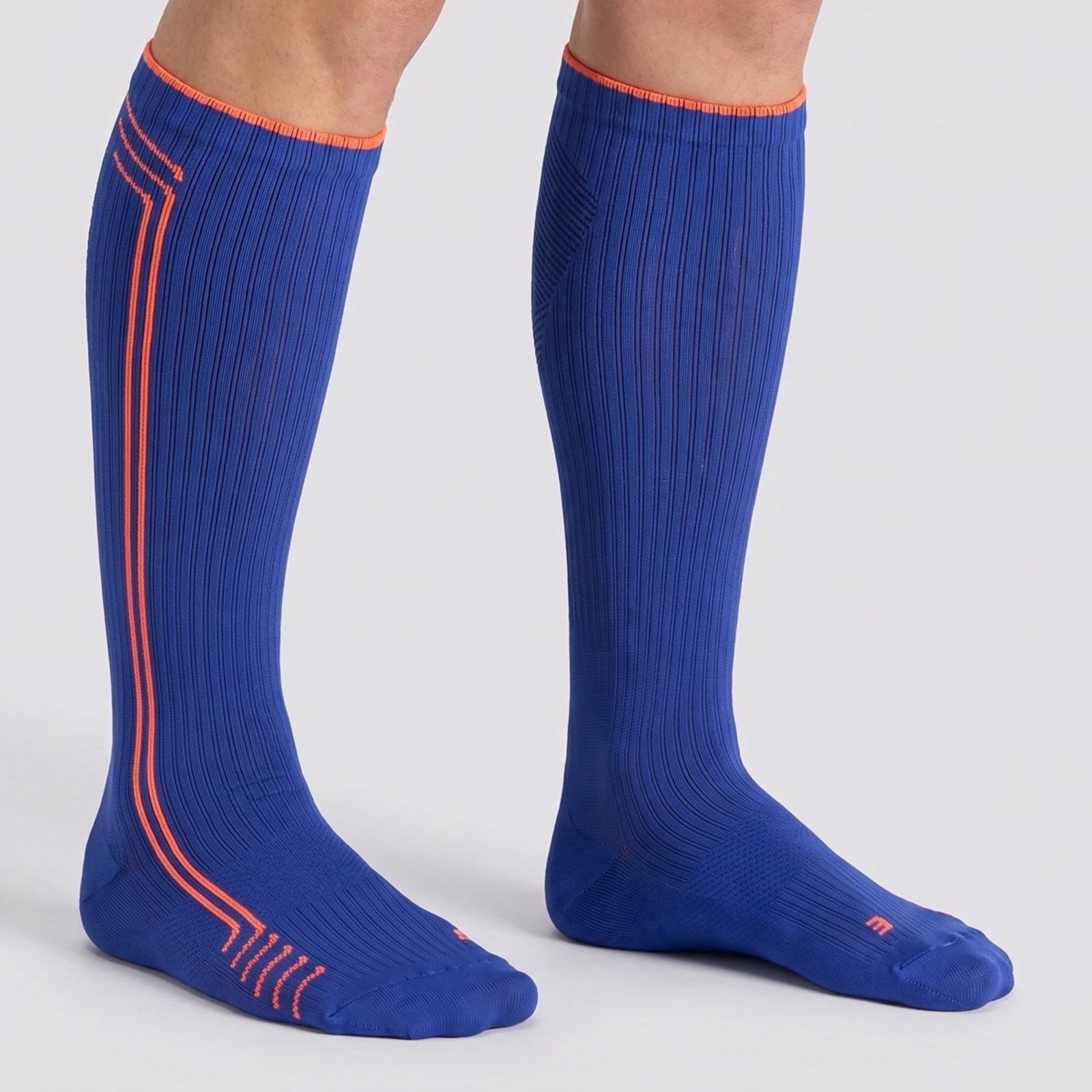 Meia Lupo Sport Roma Running Cano Longo Azul