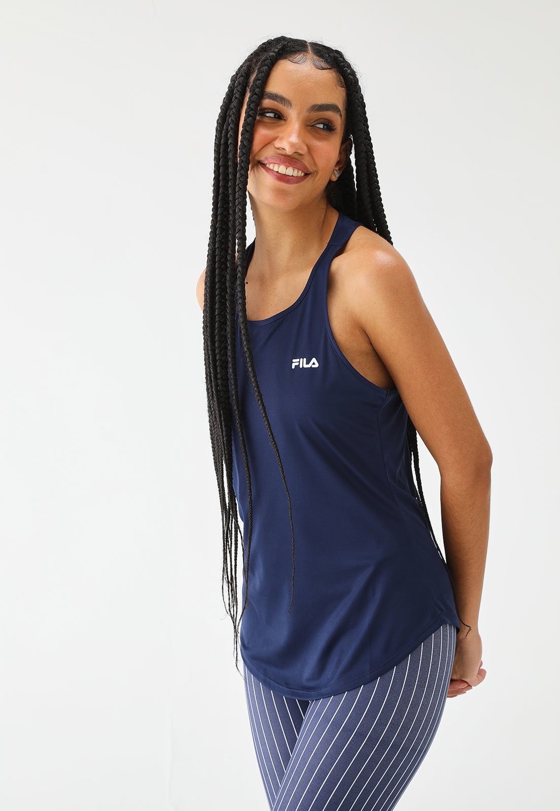 Regata Fila Slim Basic Sports Iii Azul