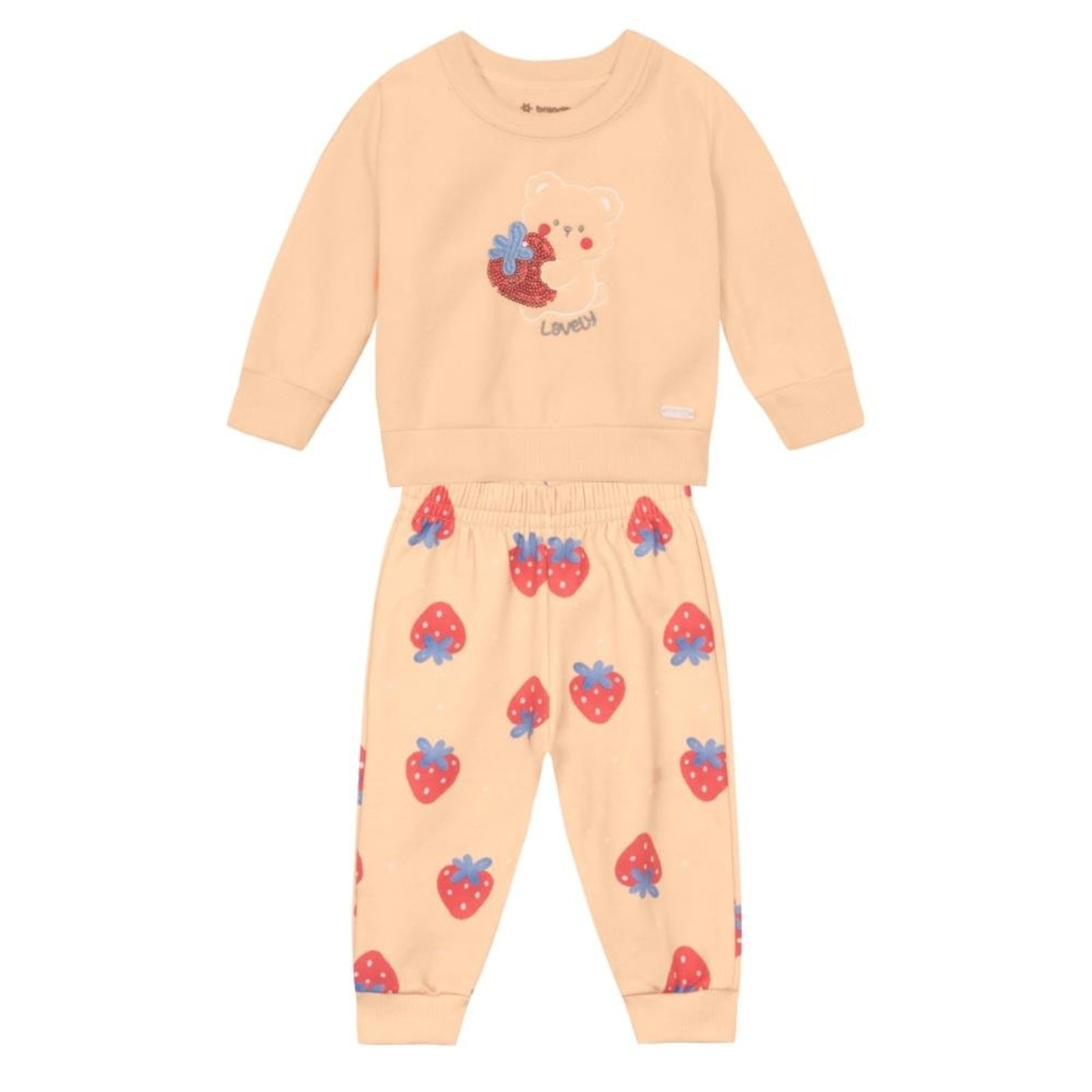 Infantil - Conjunto menina estampado Brandili Baby