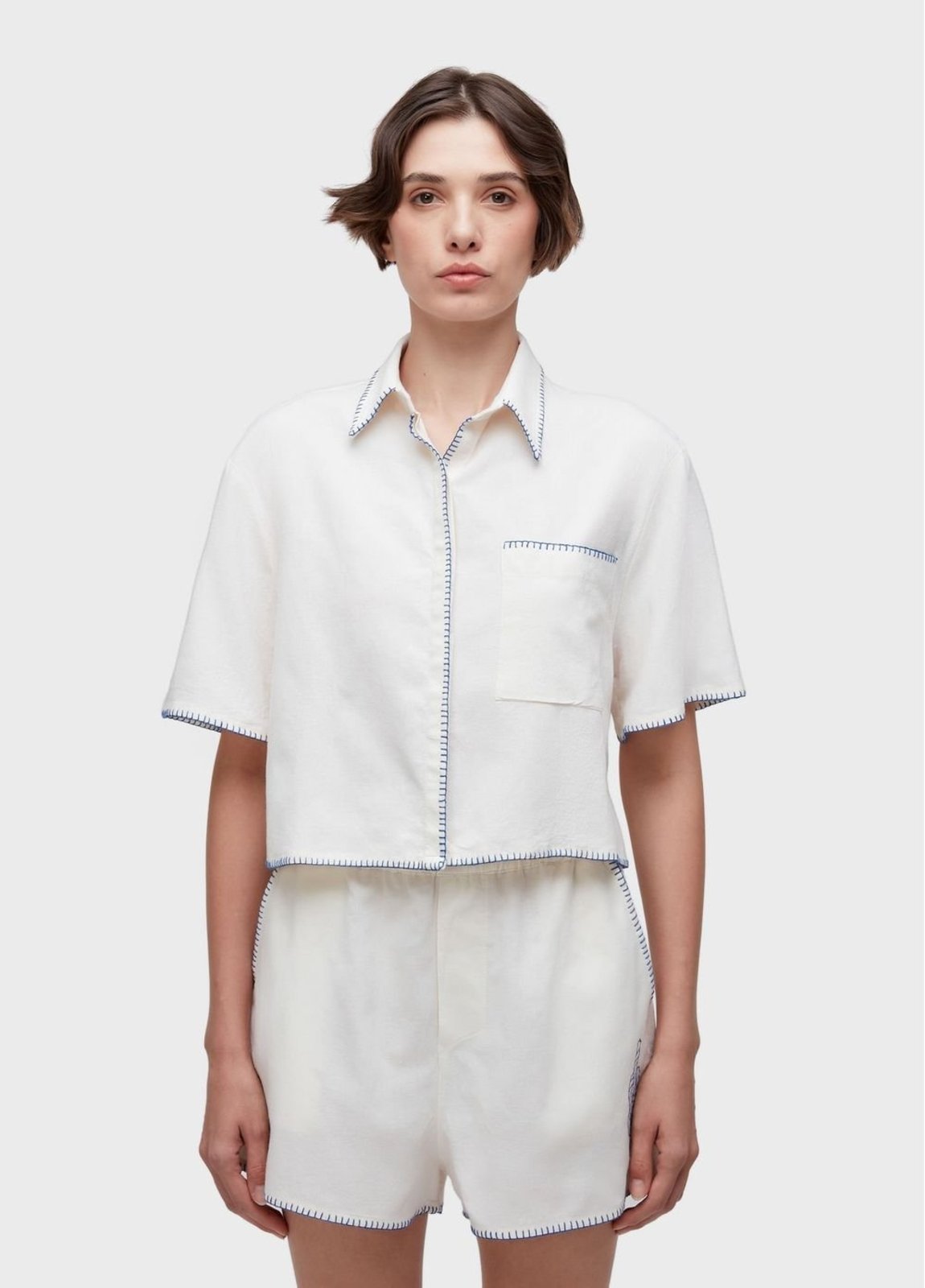 Vista 2 Camisa bordado knot Osklen off-white Osklen off-white