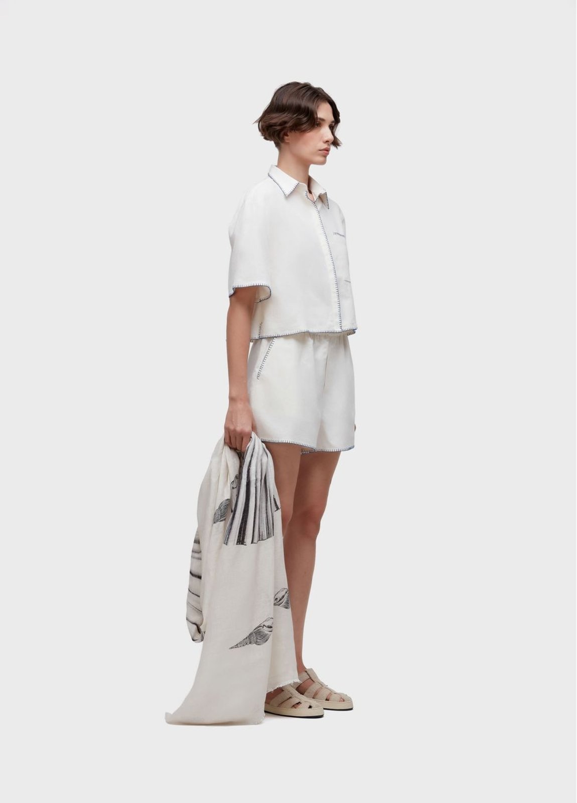 Vista 3 Camisa bordado knot Osklen off-white Osklen off-white