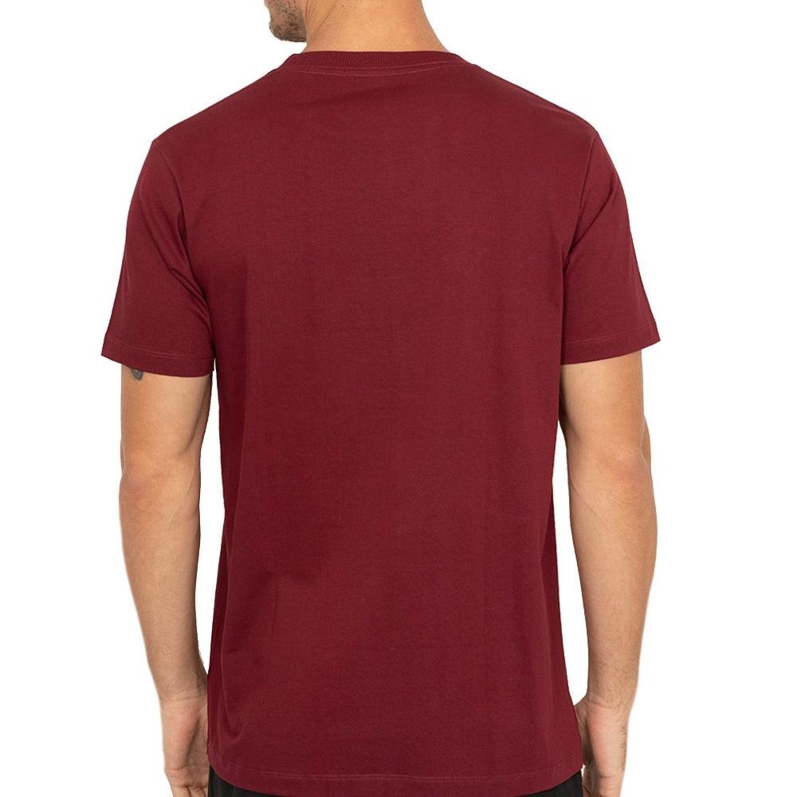 Camiseta Quiksilver Impaired Logo DNA WT26 Masculina Vinho