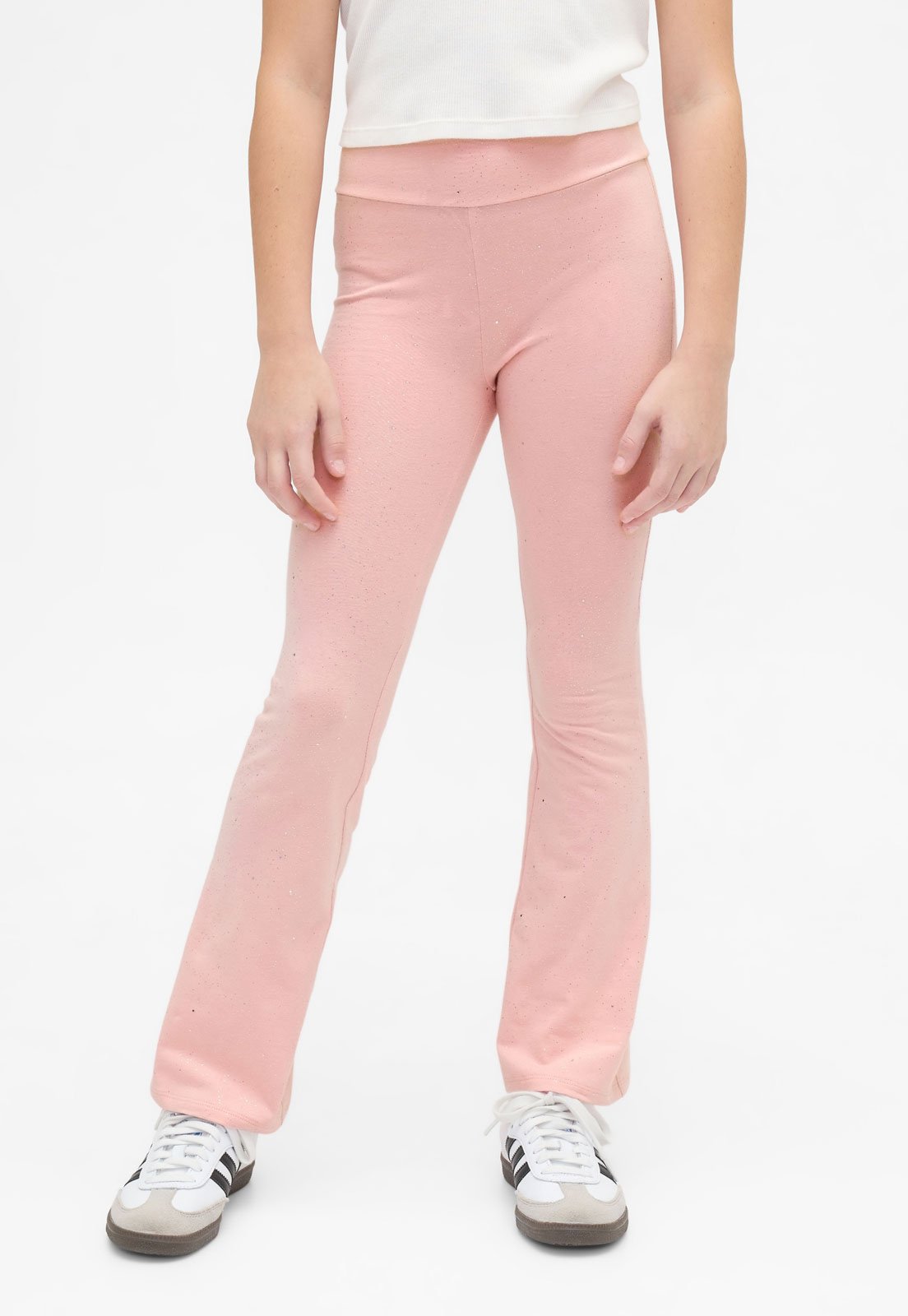 Infantil - Calça GAP Flare Brilhos Rosa