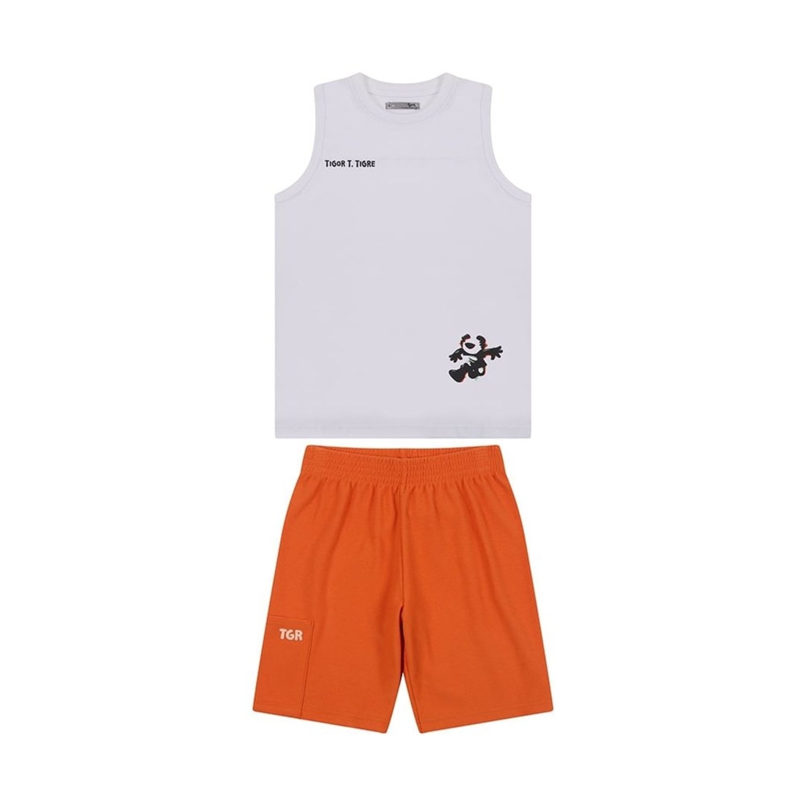 Infantil - Conjunto Curto Masculino Tigor T. Tigre