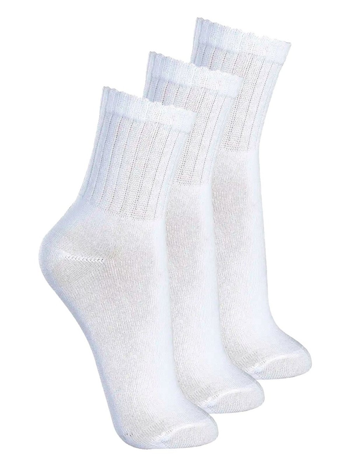 Kit com 3 Pares de Meias Esportiva Cano Médio Lupo 3290-009