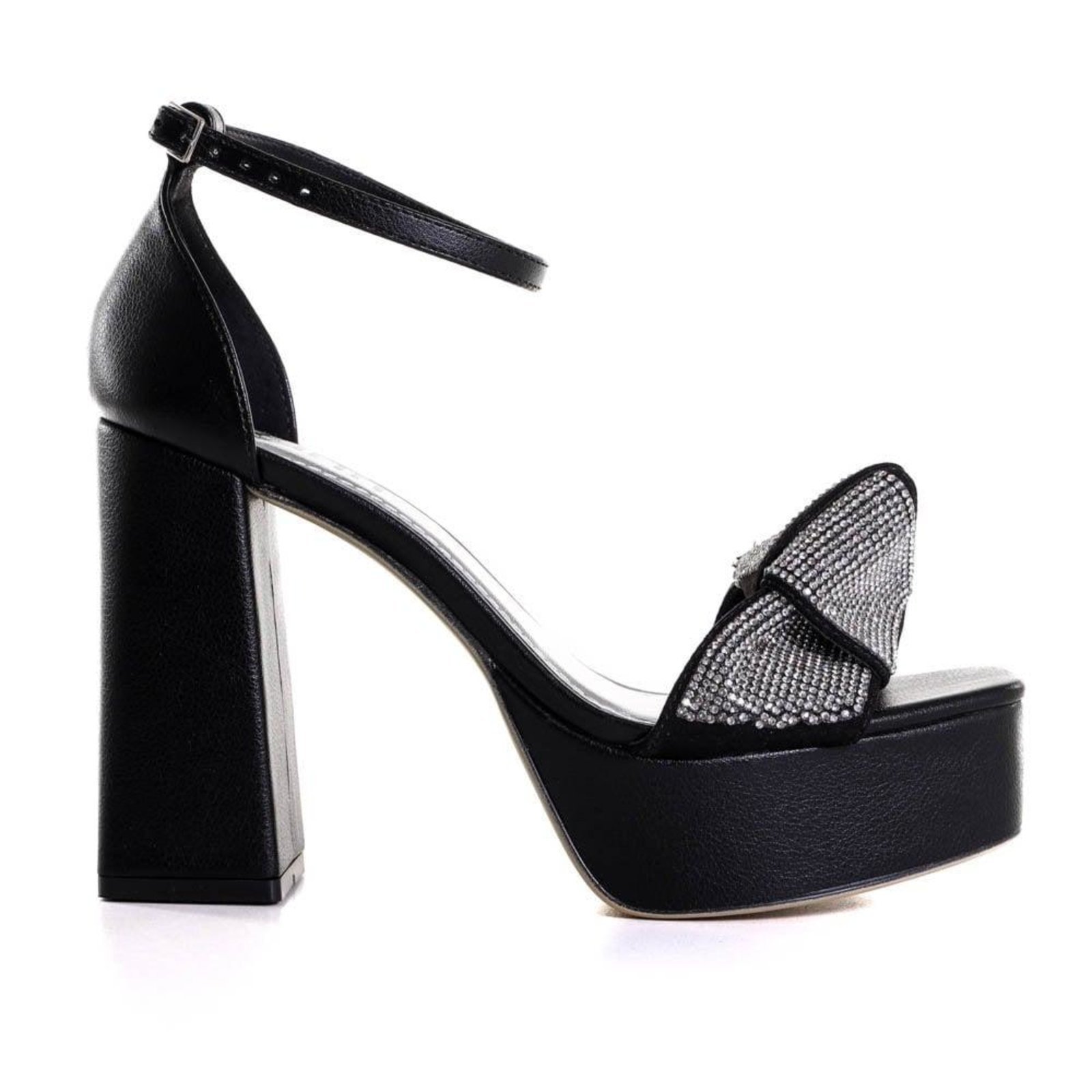 Sandália Feminina Zariff Com Strass Preto 216170978