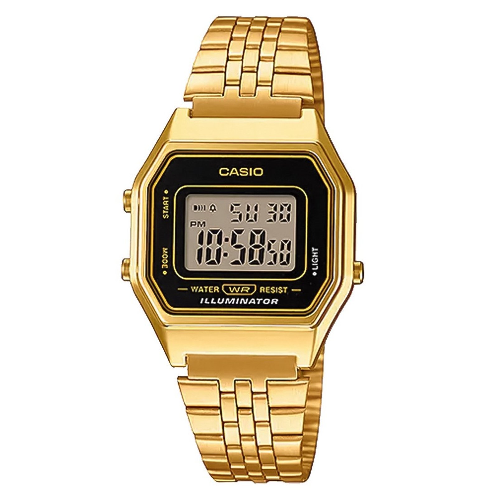 Relógio Casio Standard Digital LA680WGA-1DF Dourado