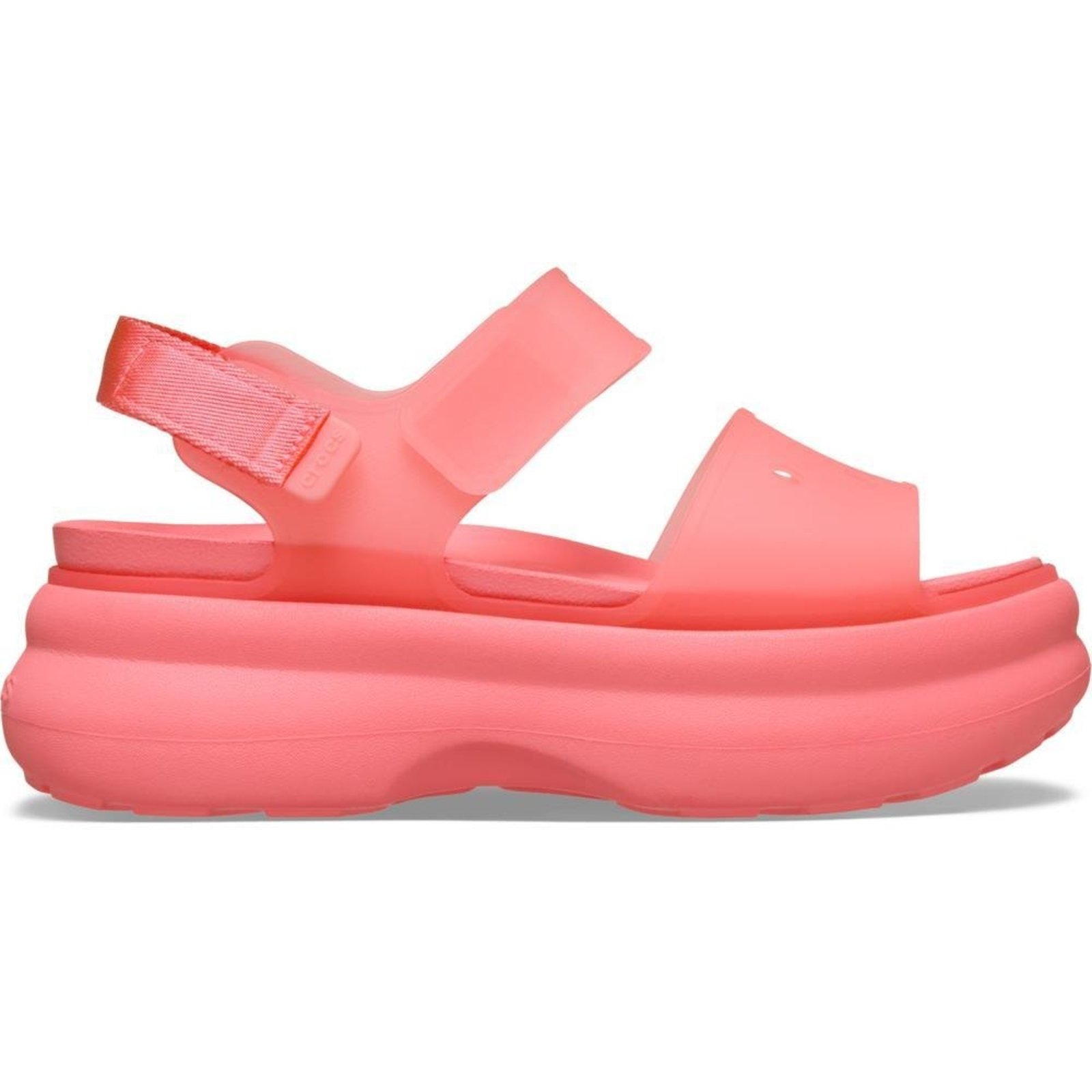 Sandália Crocs Soho Frosted Y Strap Sandal Guava Rosa