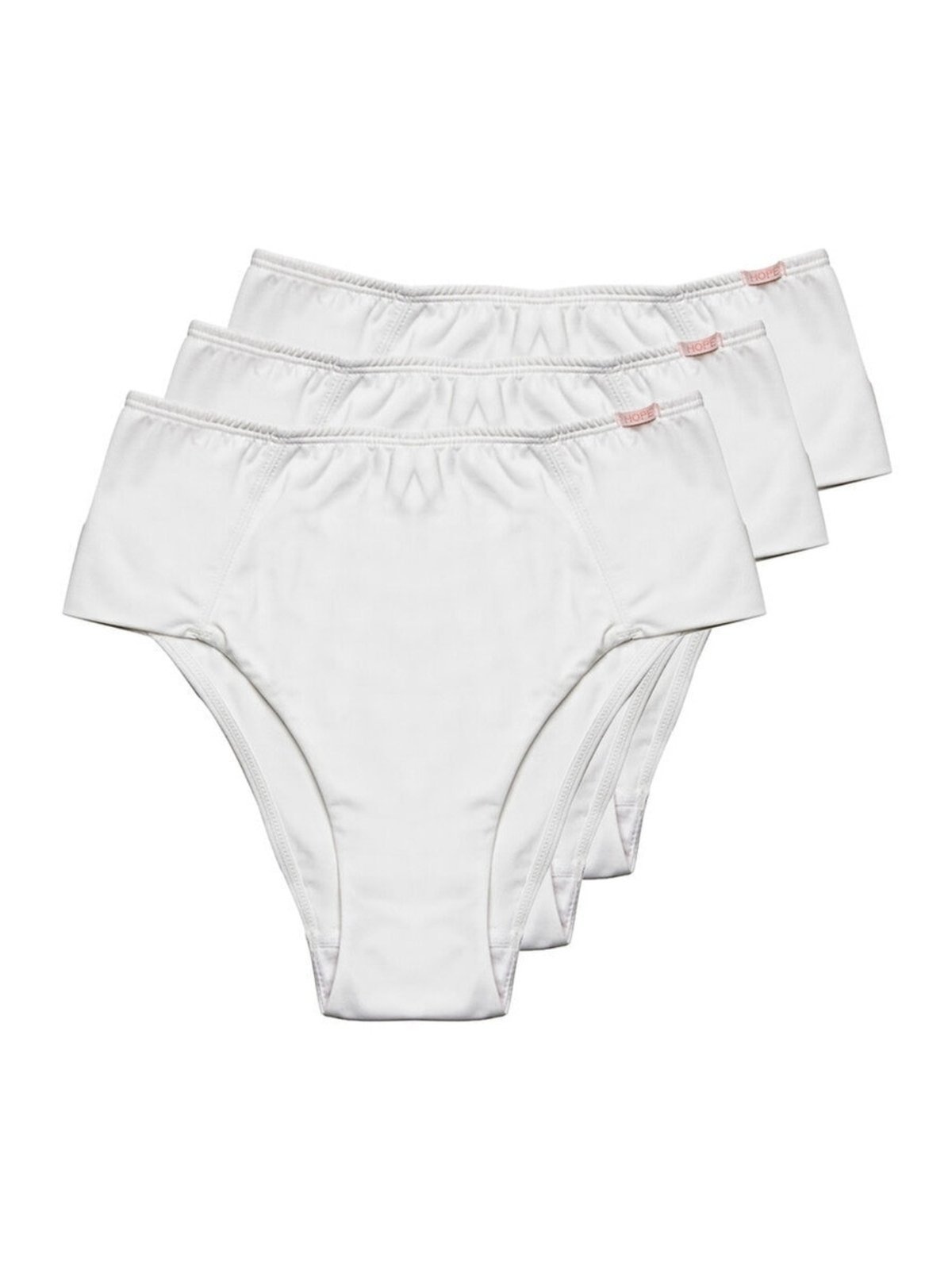 Kit com 3 Calcinhas Alta Hope 33860 Branco