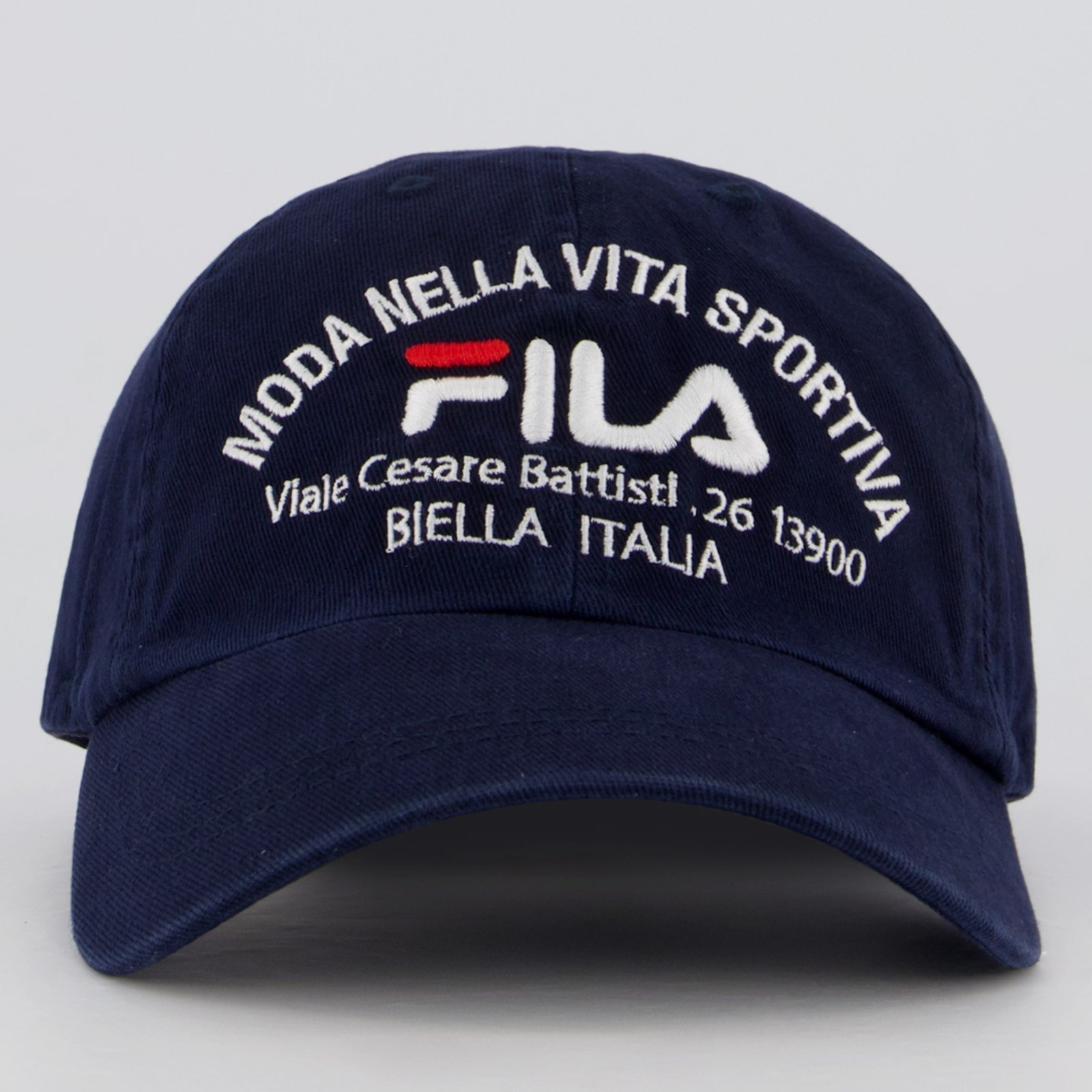 Vista 3 Boné Fila Biella Italia Fila azul marinho