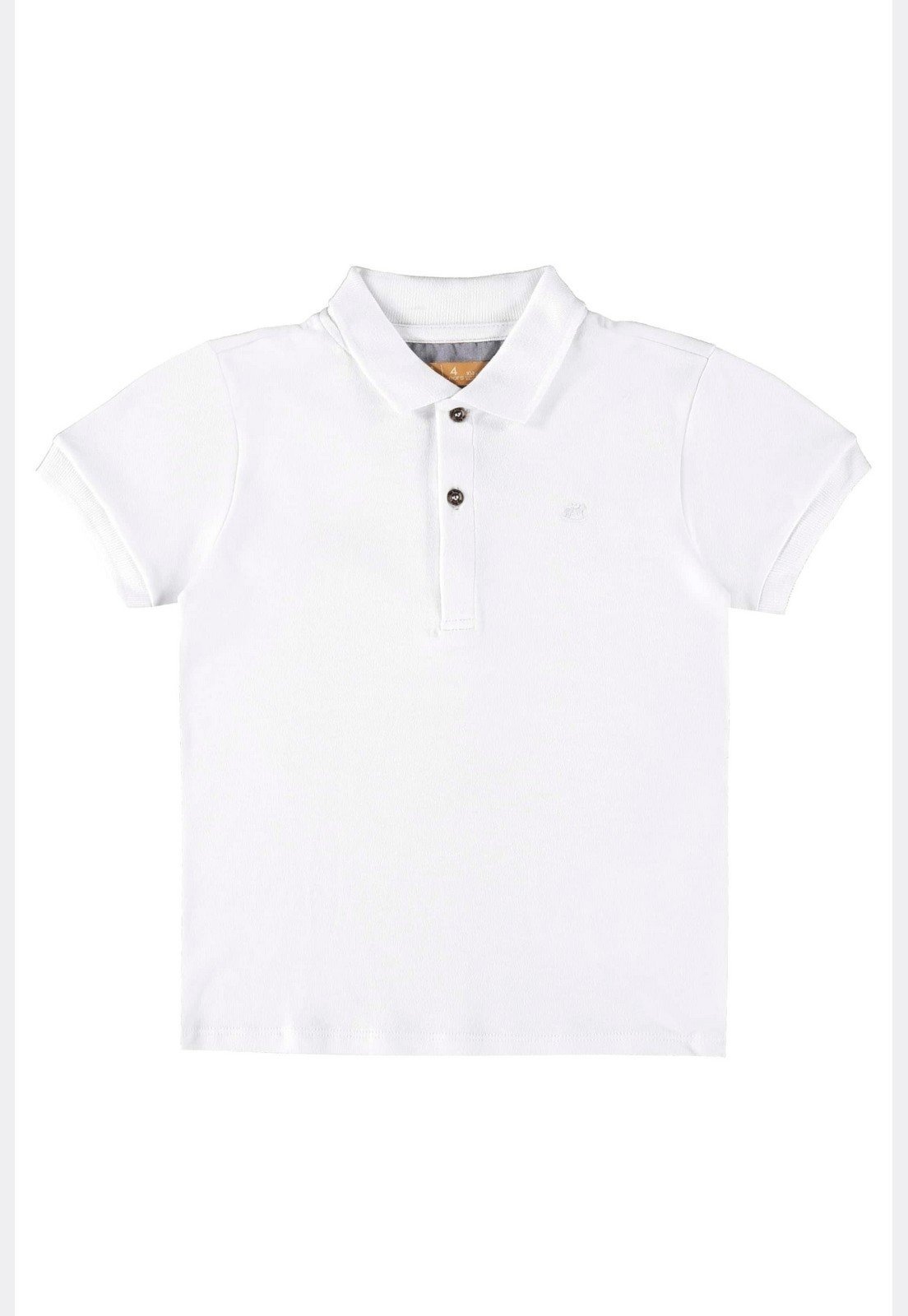 Infantil - Camisa Polo Básica para Meninos Up Baby Branco