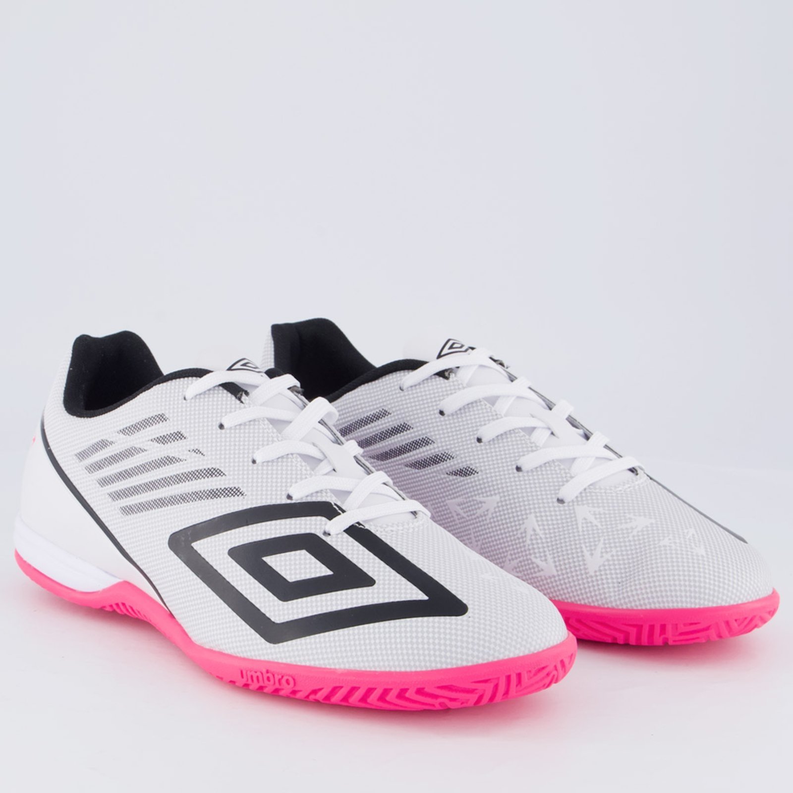 Vista 3 Chuteira Umbro Velocita Décimo Club Futsal cinza cinza