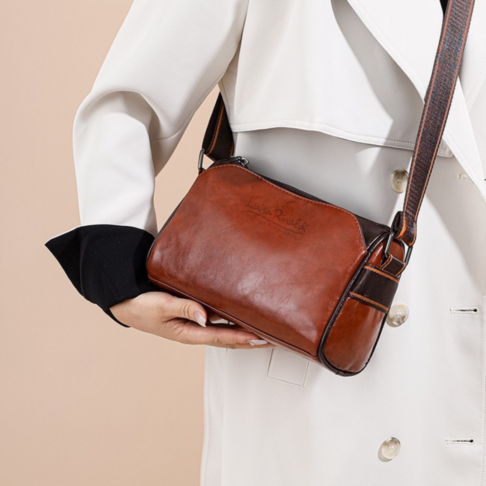 Bolsa Feminina Transversal Media Tira Colo Casual