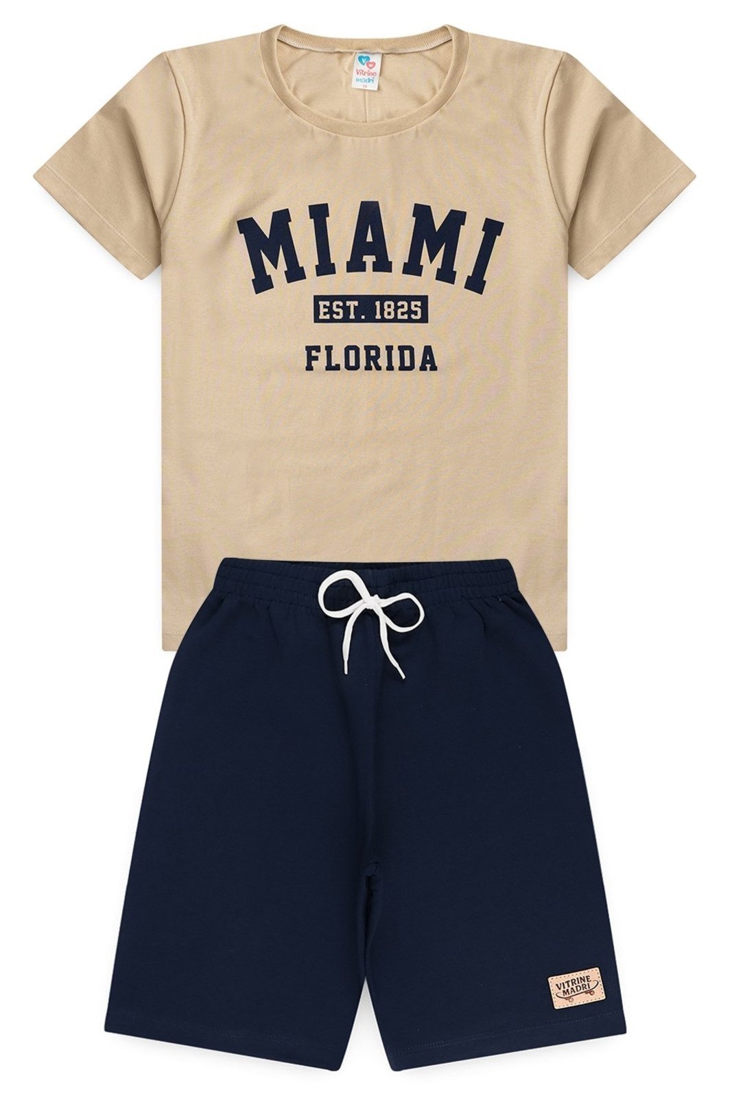 Infantil - Conjunto Juvenil Verão Masculino Miami Florida