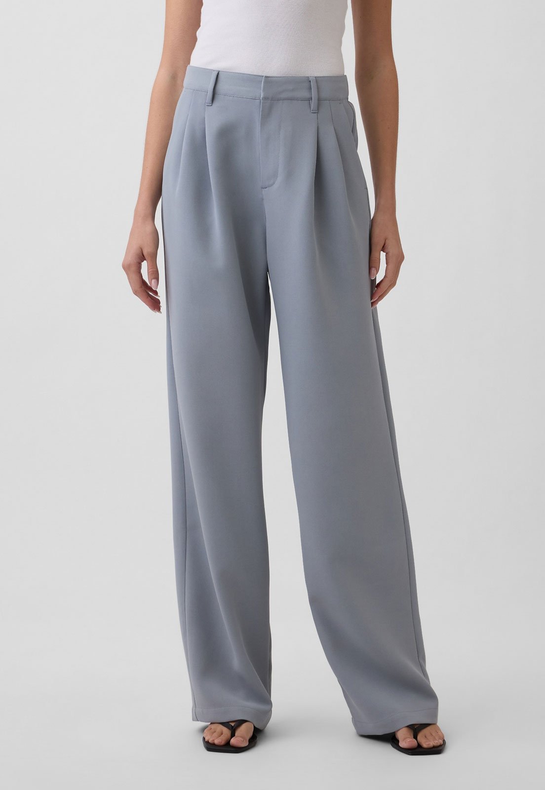 Calça Feminina GAP V-Easy Social Cinza