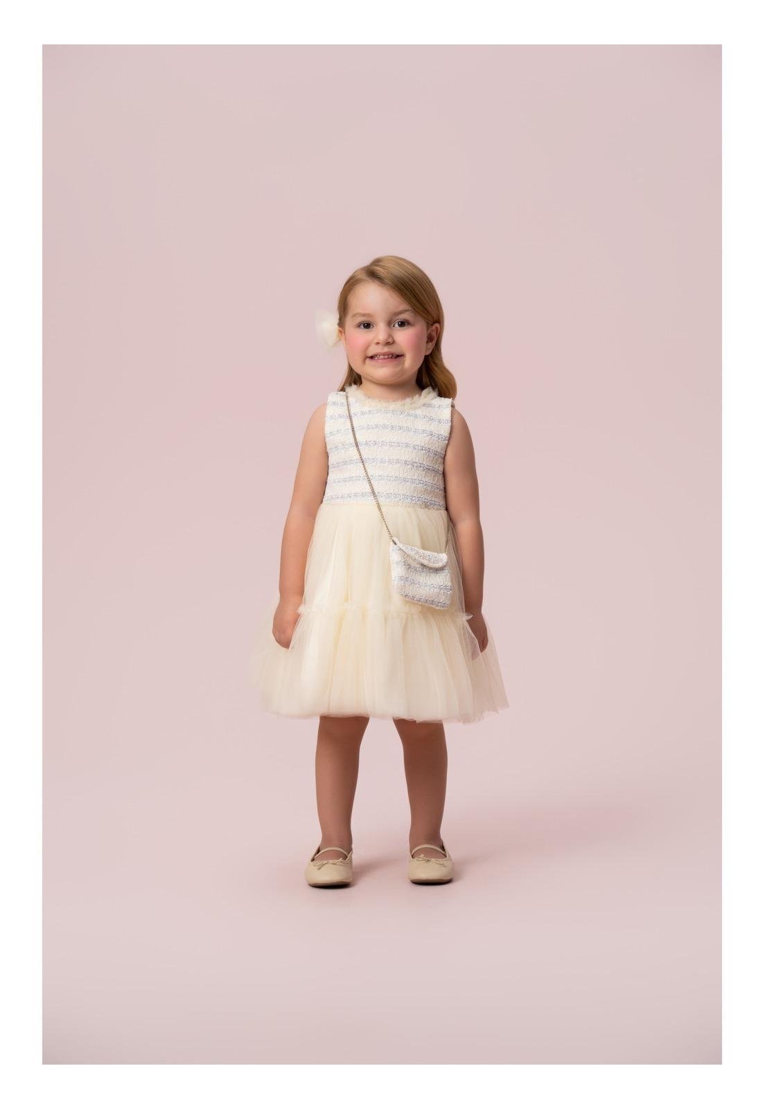 Infantil - Vestido Menina Off Festa Petit Cherie 10 Amarelo