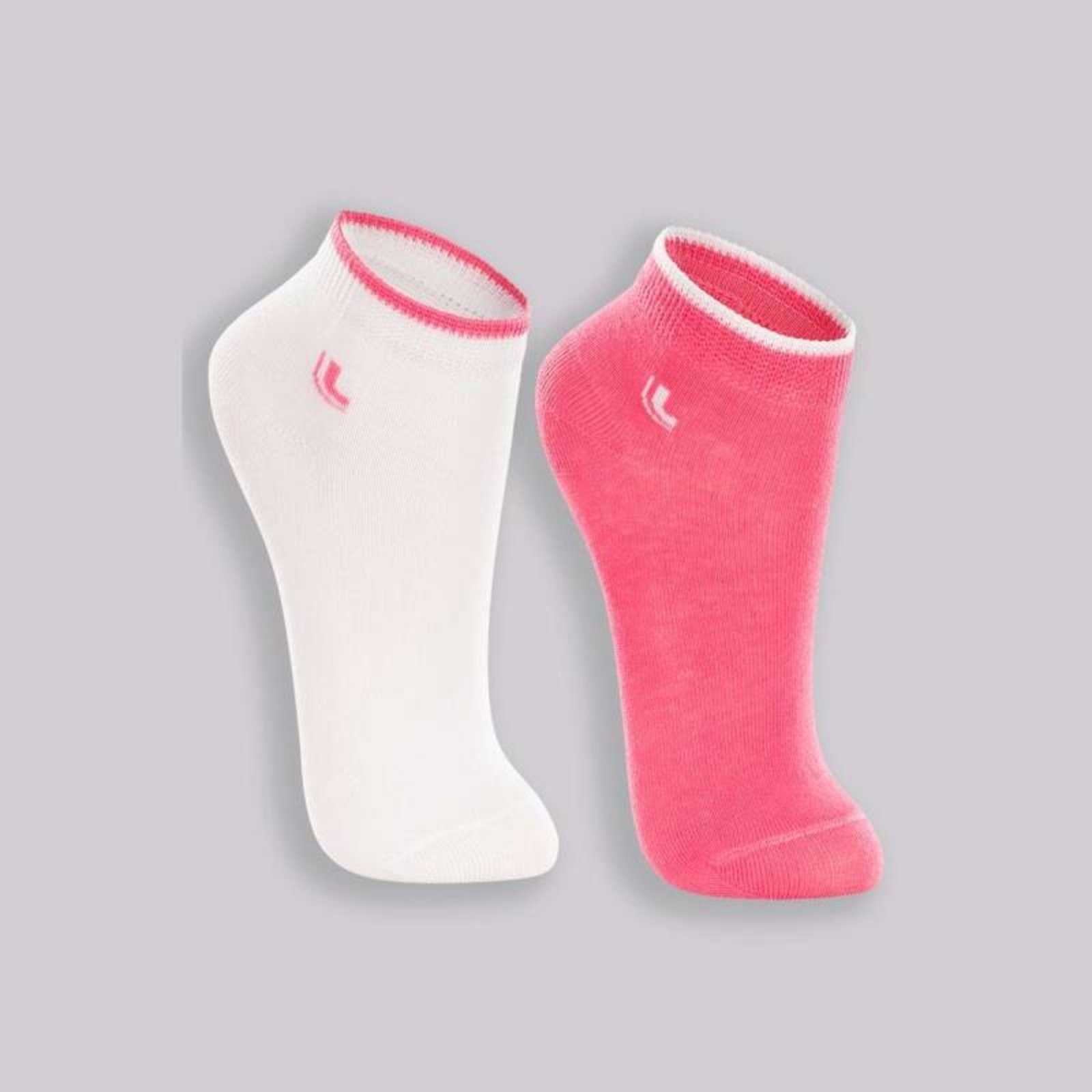 Vista 2 Infantil - Kit com 2 pares Meias Lupo Ku Kit2 rosa Lupo rosa