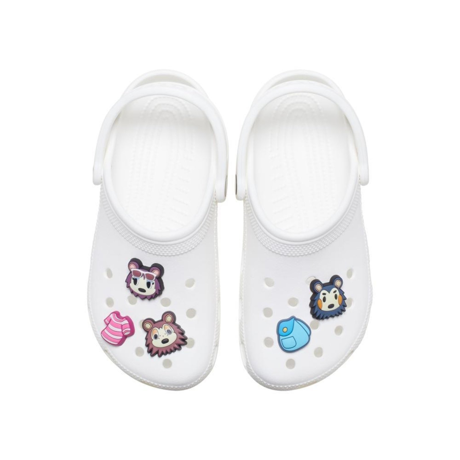 Vista 3 Infantil - Jibbitz™ Animal Crossing Creator Pack Com 5 Peças Crocs branco