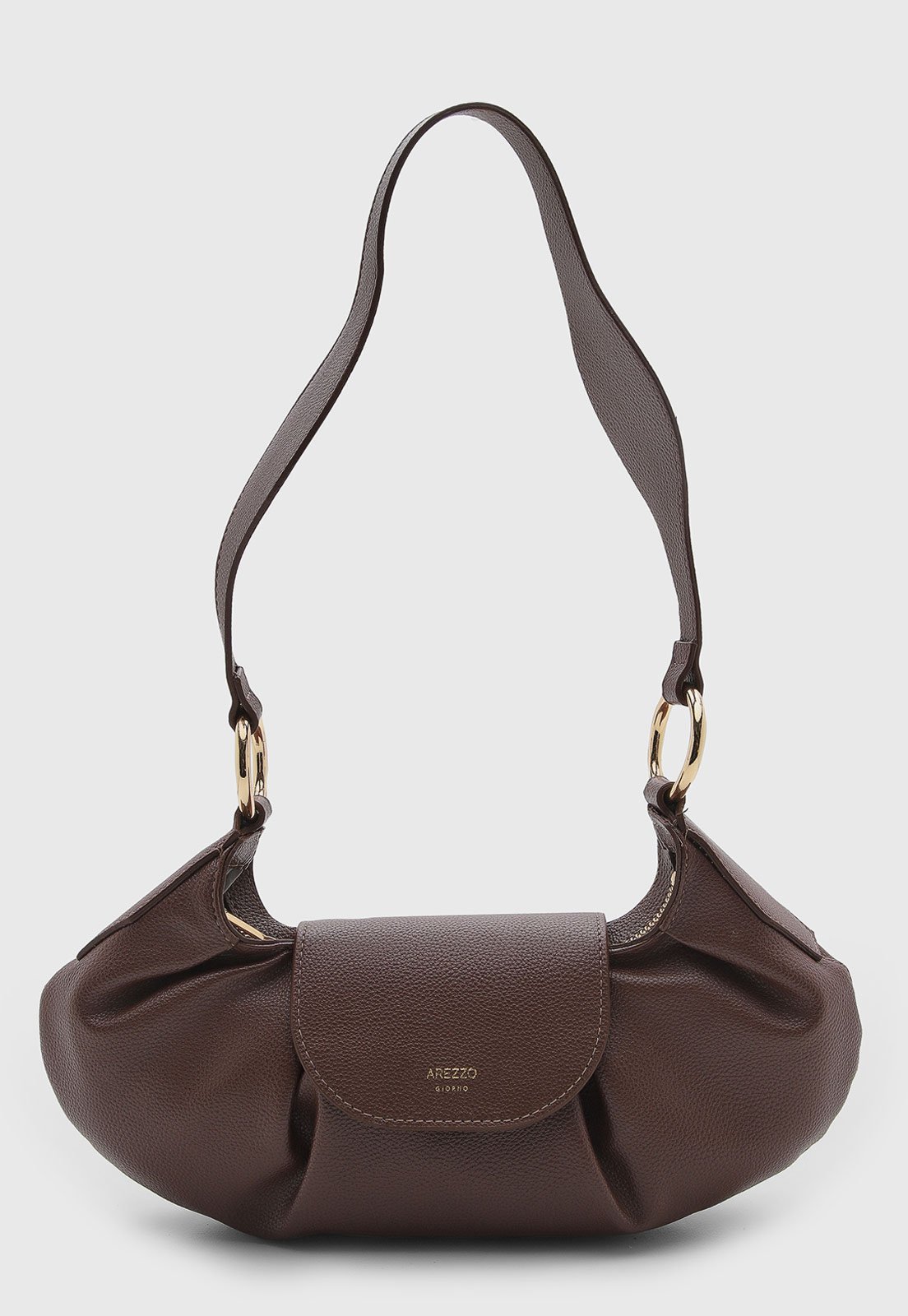 Bolsa Feminina Arezzo Estruturada Alça Média Marrom