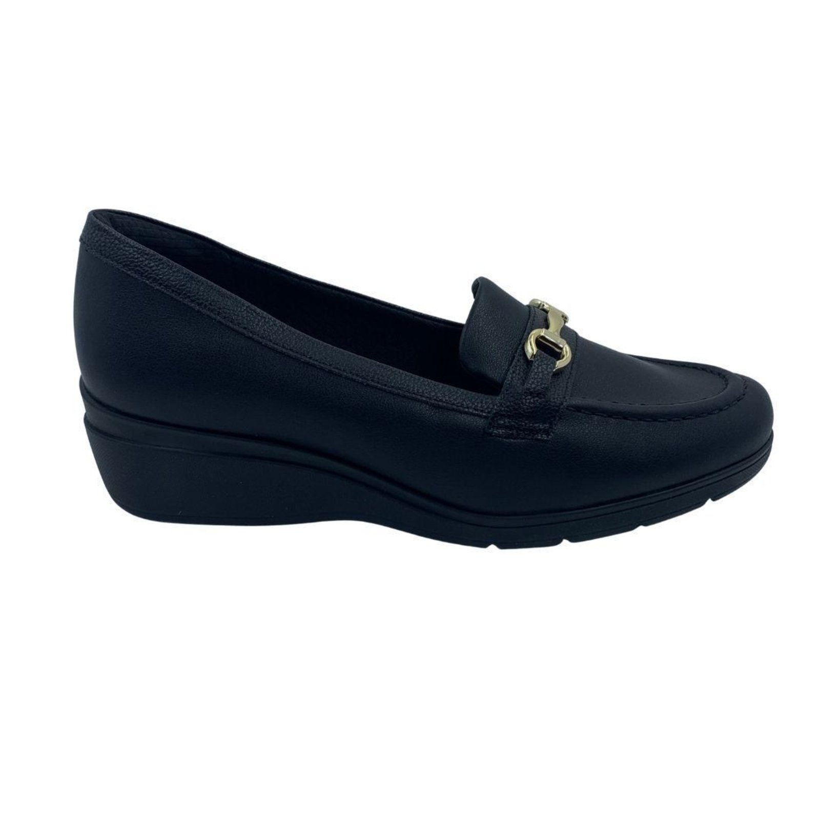 Sapato Piccadilly Mocassim Maxi Preto 117126 – Preto – piccadilly