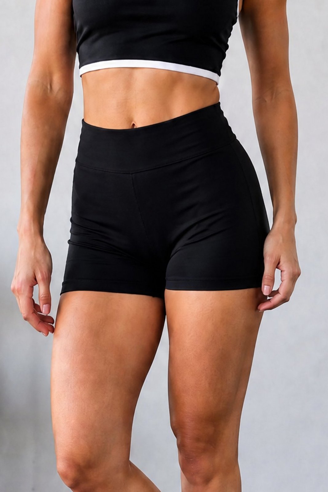 Short Fitness Sem Bolso Polo Wear Preto
