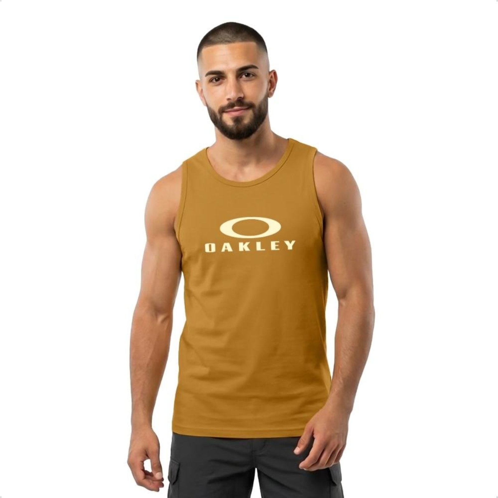 REGATA OAKLEY MASCULINA BARK TANK Amarelo