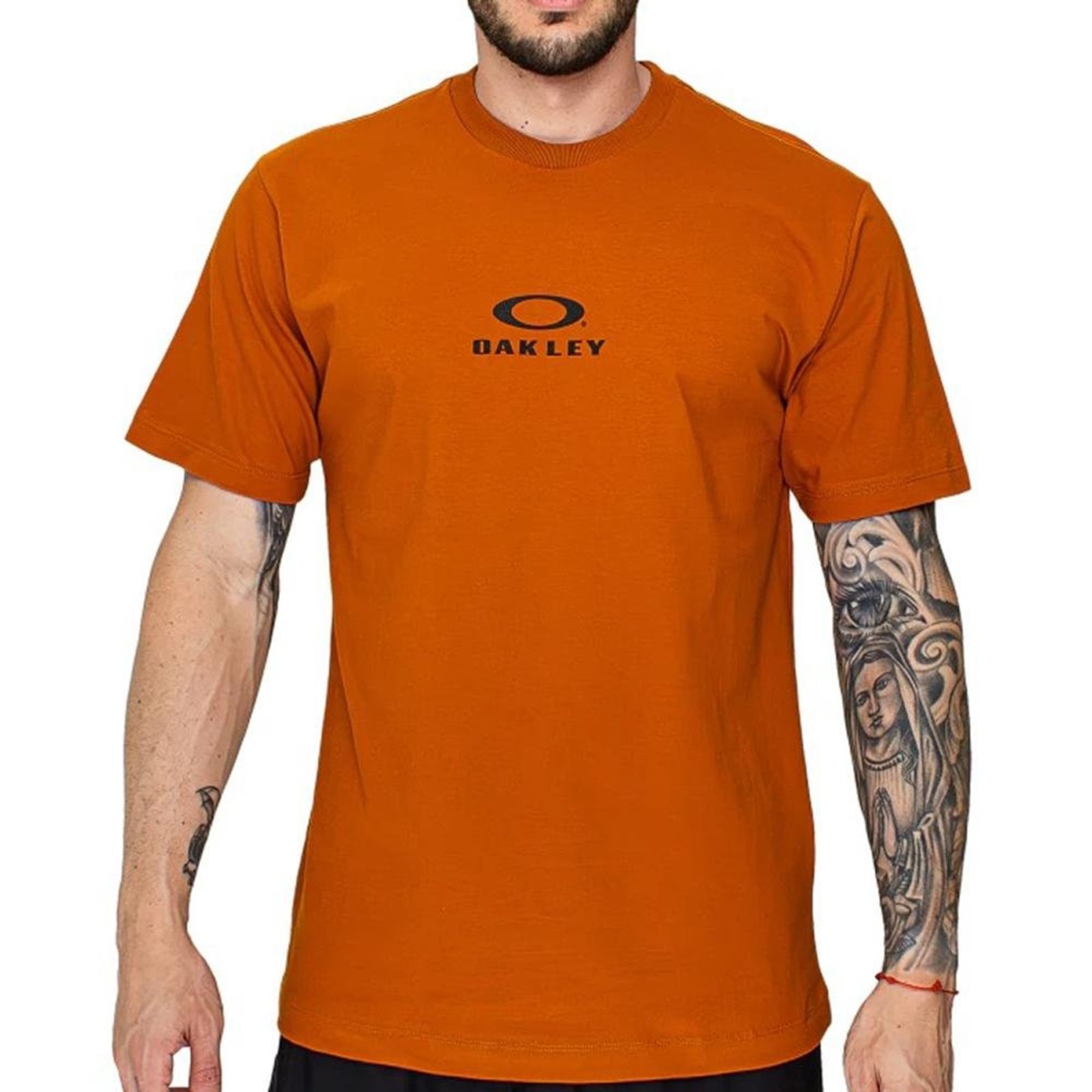 Camiseta Oakley Bark New WT26 Masculina Auburn