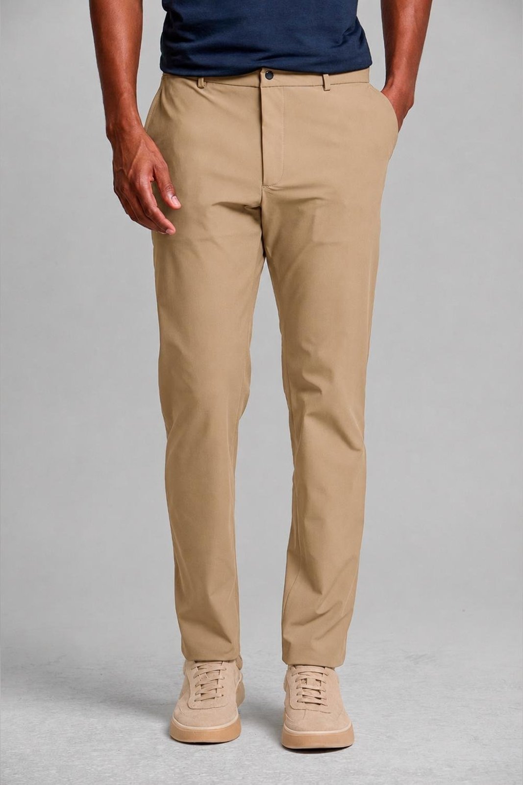 Calça Alfaiataria Hitech Slim Fit, 014902 Marrom