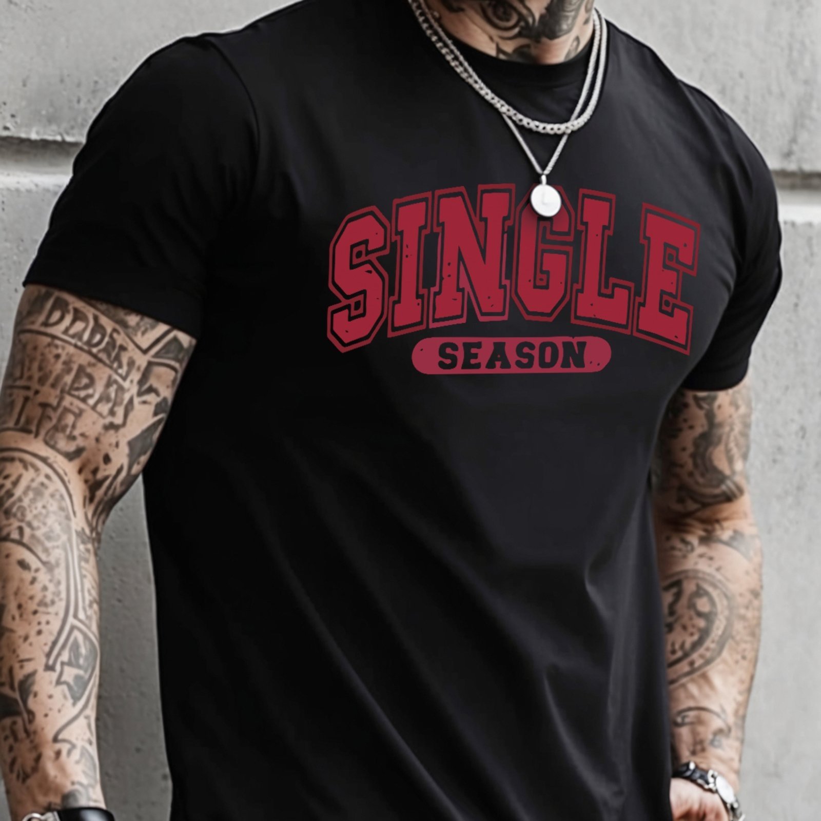 Camisa Masculina Algodão Camiseta Estampada Casual