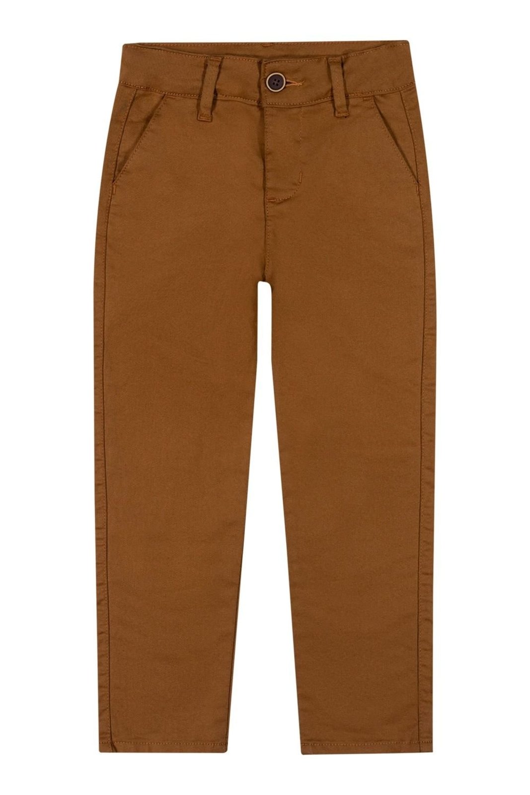 Infantil - Calça Reta Menino Sarja Colorittá Marrom