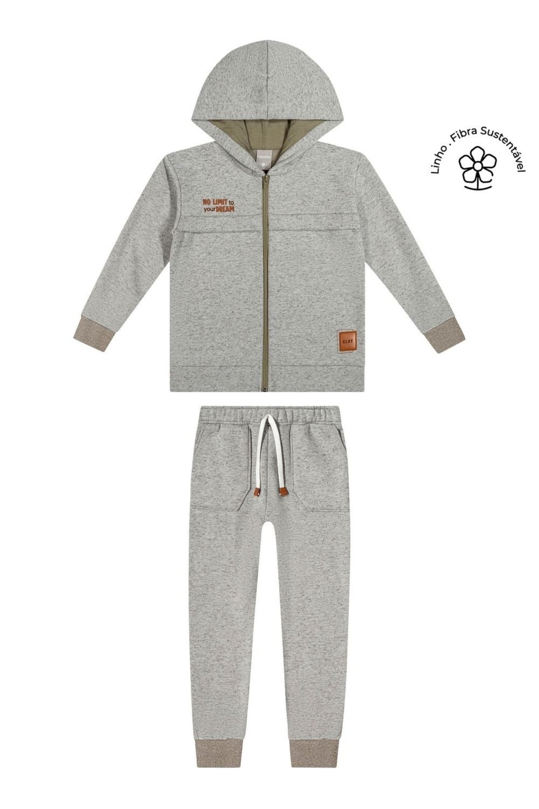 Infantil - Conjunto Menino Moletom Linho Colorittá Verde