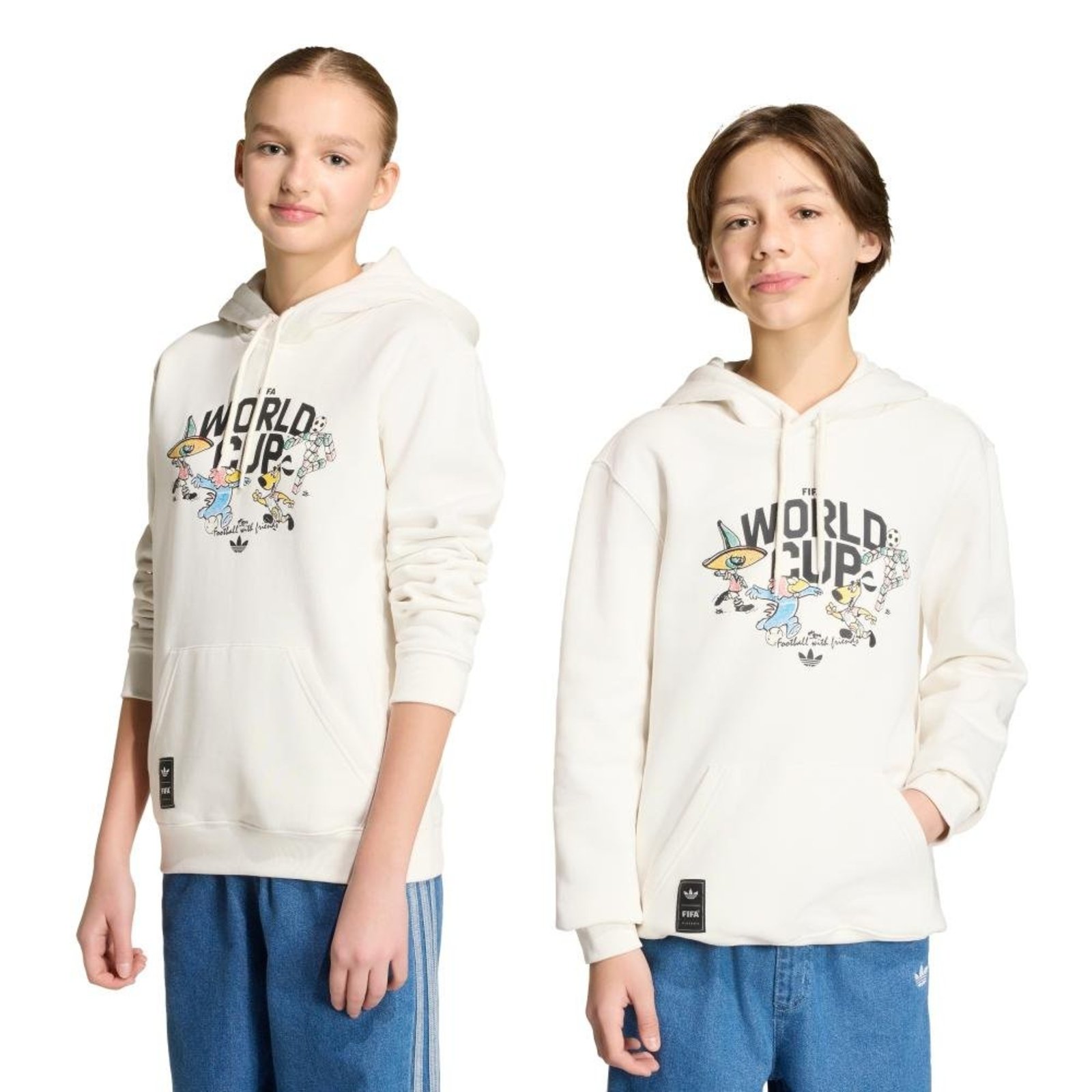 Infantil - Moletom Mascote Copa do Mundo 26 adidas Performance Branco