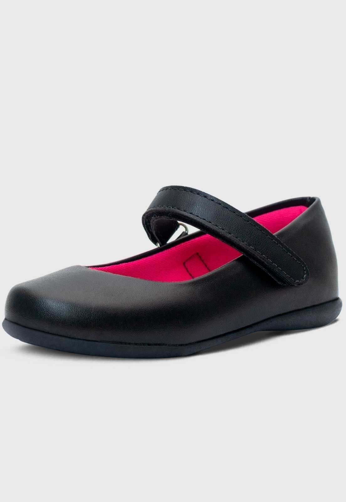 Infantil – Sapatilha Menina Popidi Calce Facil Preto