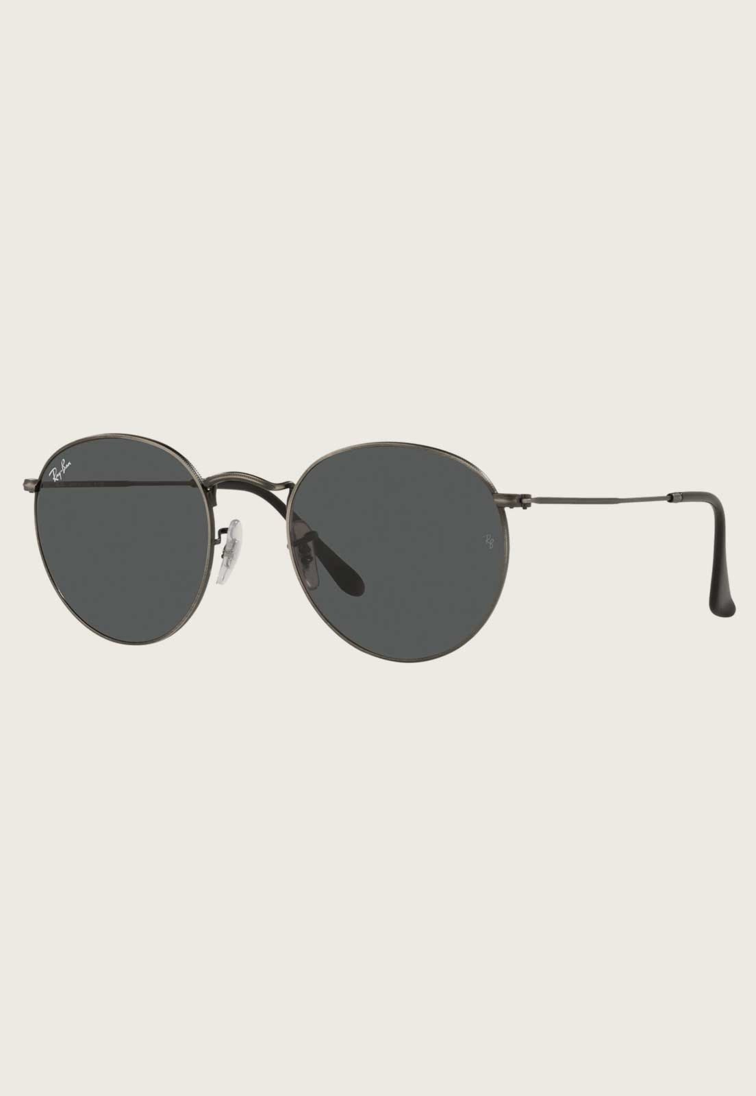 Óculos de Sol Ray-Ban Round Flat Preto