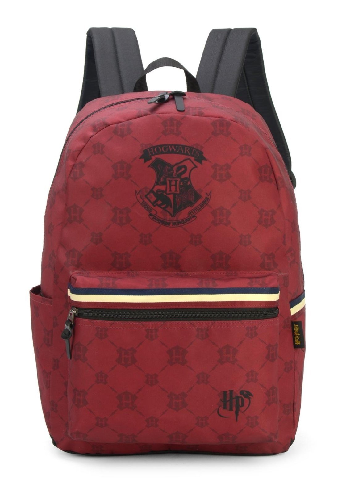 Infantil - Mochila de Costas Média Juvenil Hogwarts Harry Potter Vinho