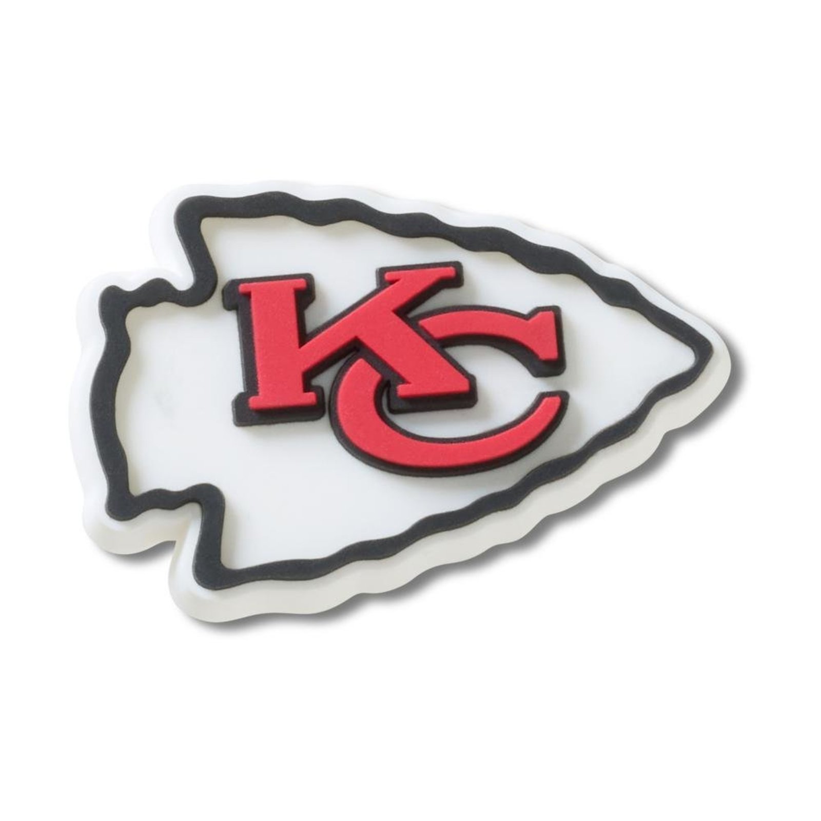Infantil - Jibbitz™ NFL Kansas City Chiefs Logo Único Branco