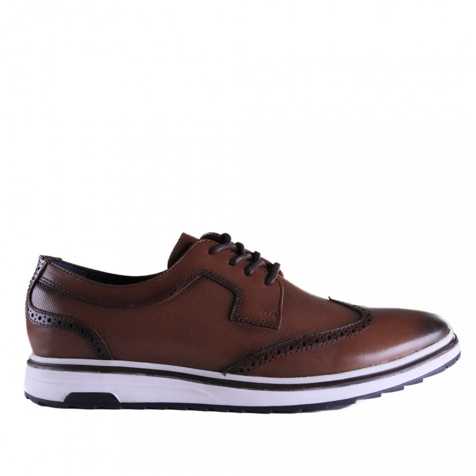 Sapato Masculino Em Couro Zariff 21010 Zariff Marrom