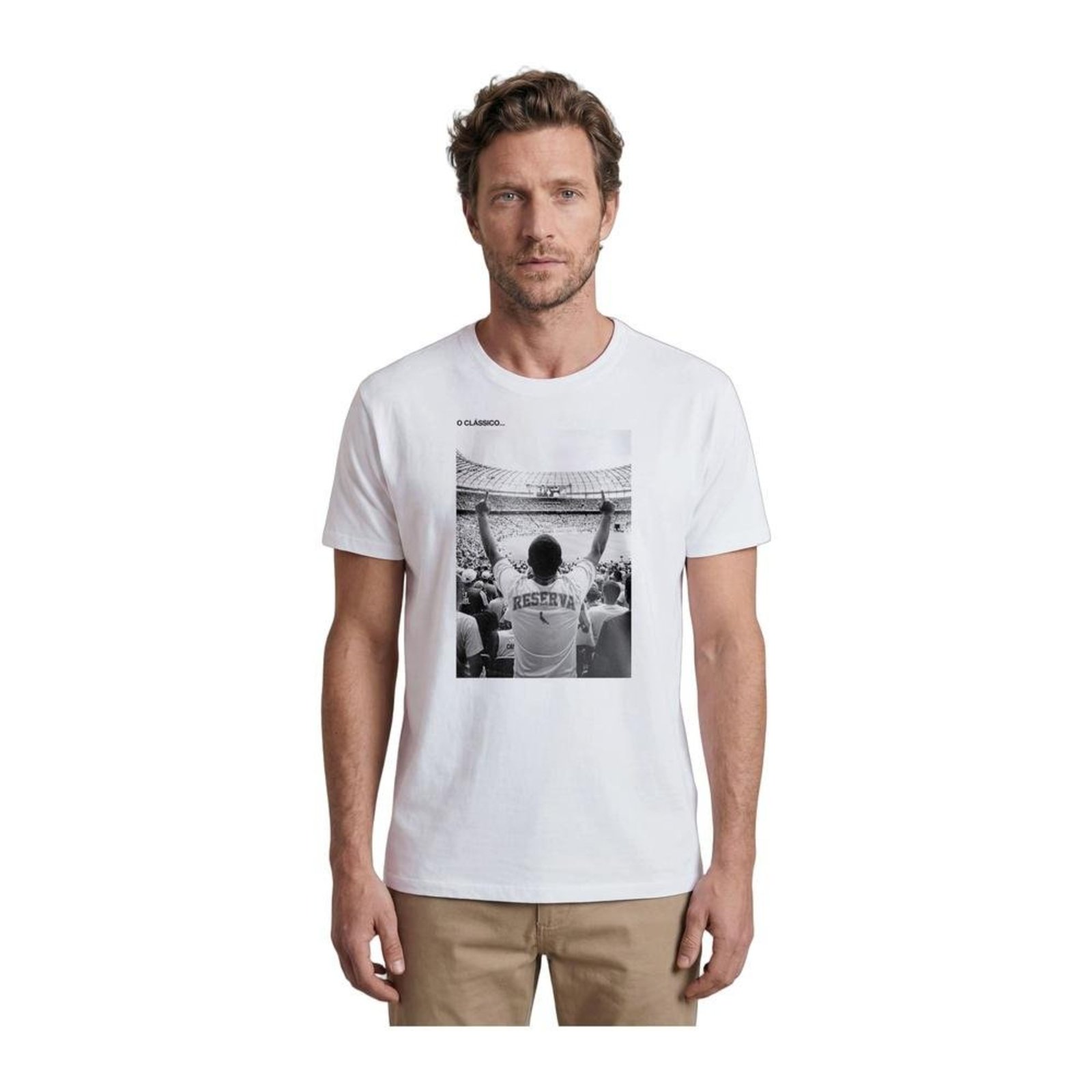 Camiseta Estampada O Clássico Reserva