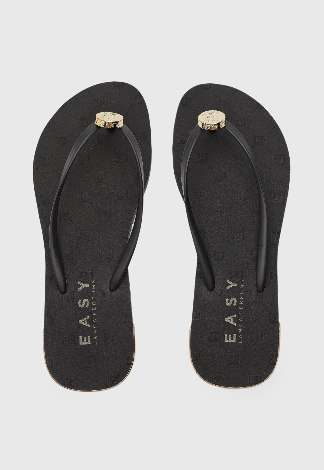 Vista 2 Chinelo Feminino Lança Perfume preto Lança Perfume preto