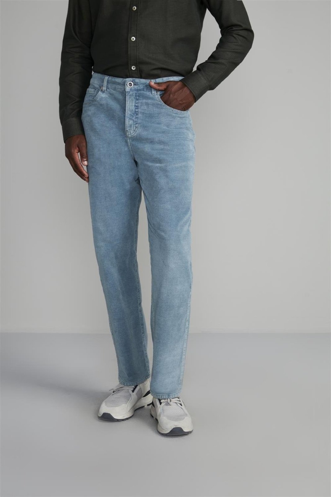 HIGHSTIL Calça Jeans Comfort – Lavagem Clara