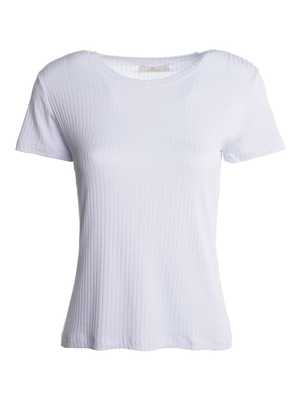 Vista 2 Blusa Canelada Manga Curta Autentique Feminina branco Autentique branco