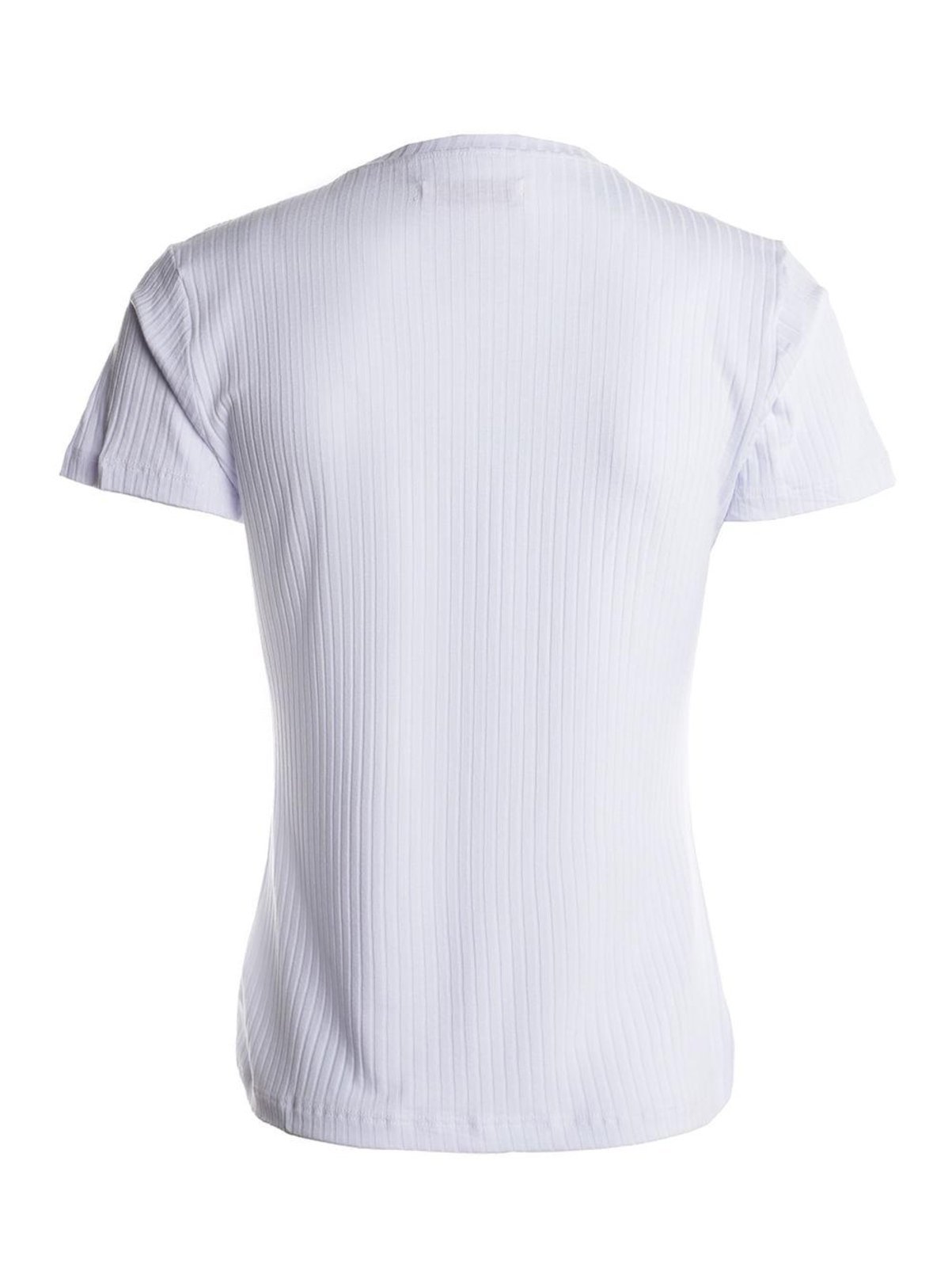 Vista 3 Blusa Canelada Manga Curta Autentique Feminina branco Autentique branco