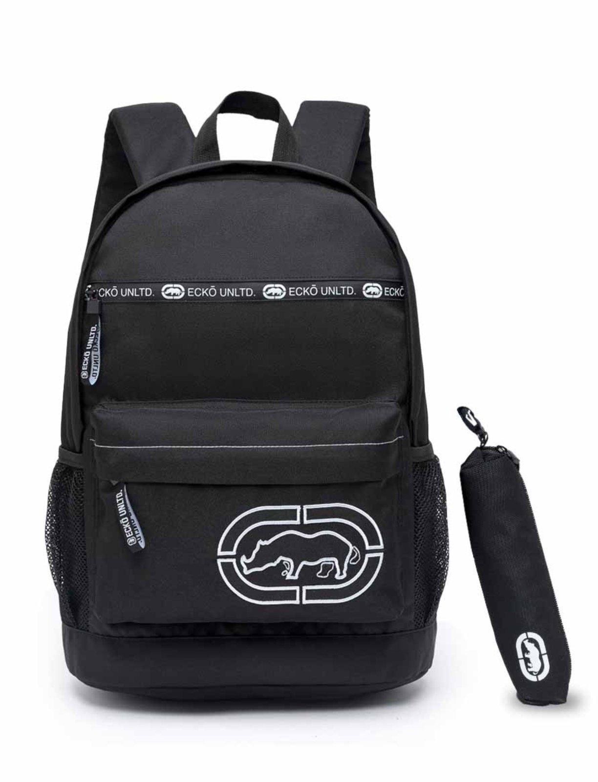 Kit Mochila Estojo Ecko Masculina Juvenil Grande Resistente