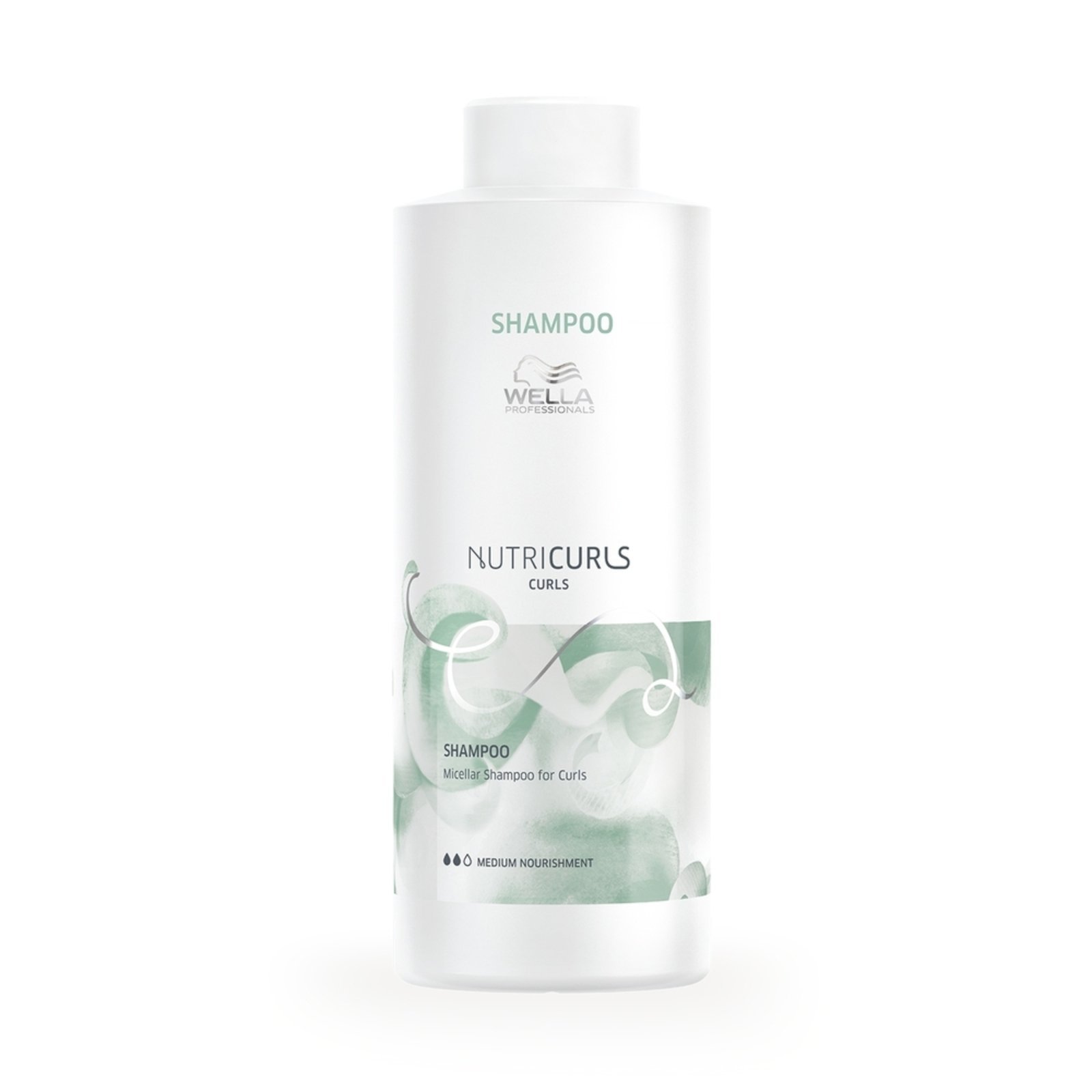Vista 3 Kit Wella Professionals NutriCurls - Shampoo 1L (2 unidades) multicolorido WELLA PROFESSIONALS multicolorido
