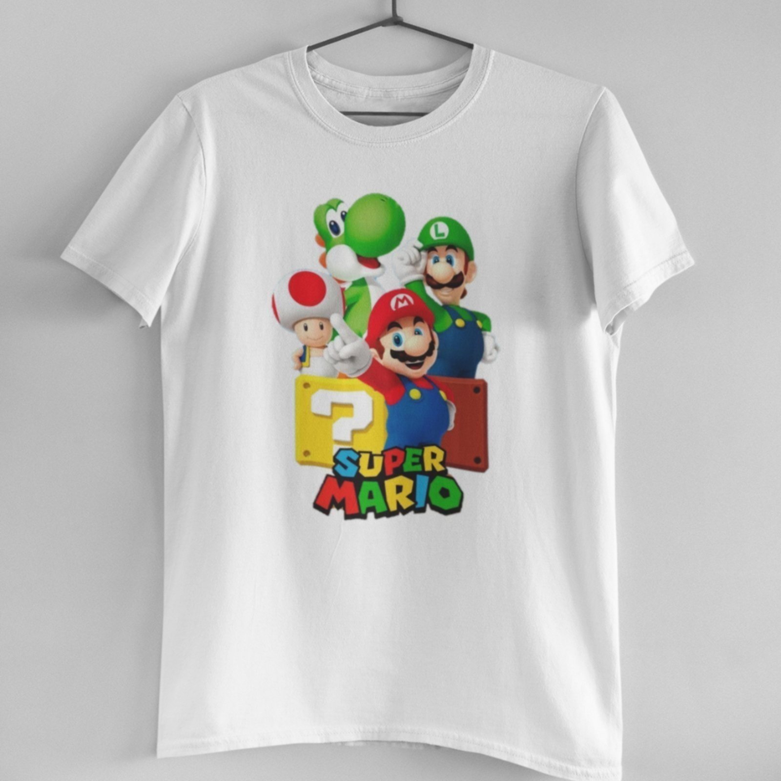 Vista 3 Infantil - Camiseta Manga Curta Estampada Algodão Video Game Nintendo Mario Bros ROMEU E JULIETA SHOES branco ROMEU E JULIETA SHOES branco