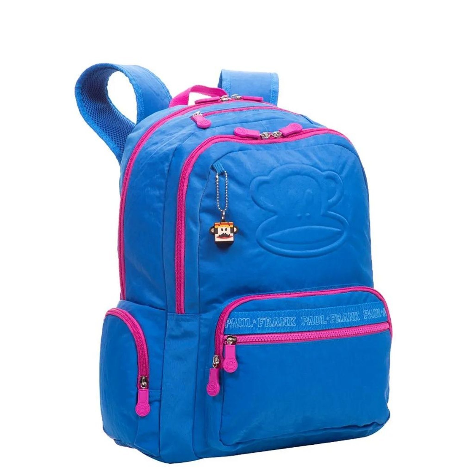 Vista 3 Infantil - Mochila Sestini Grande Paul Frank Classics Aquamarine Azul incolor azul Sestini incolor azul