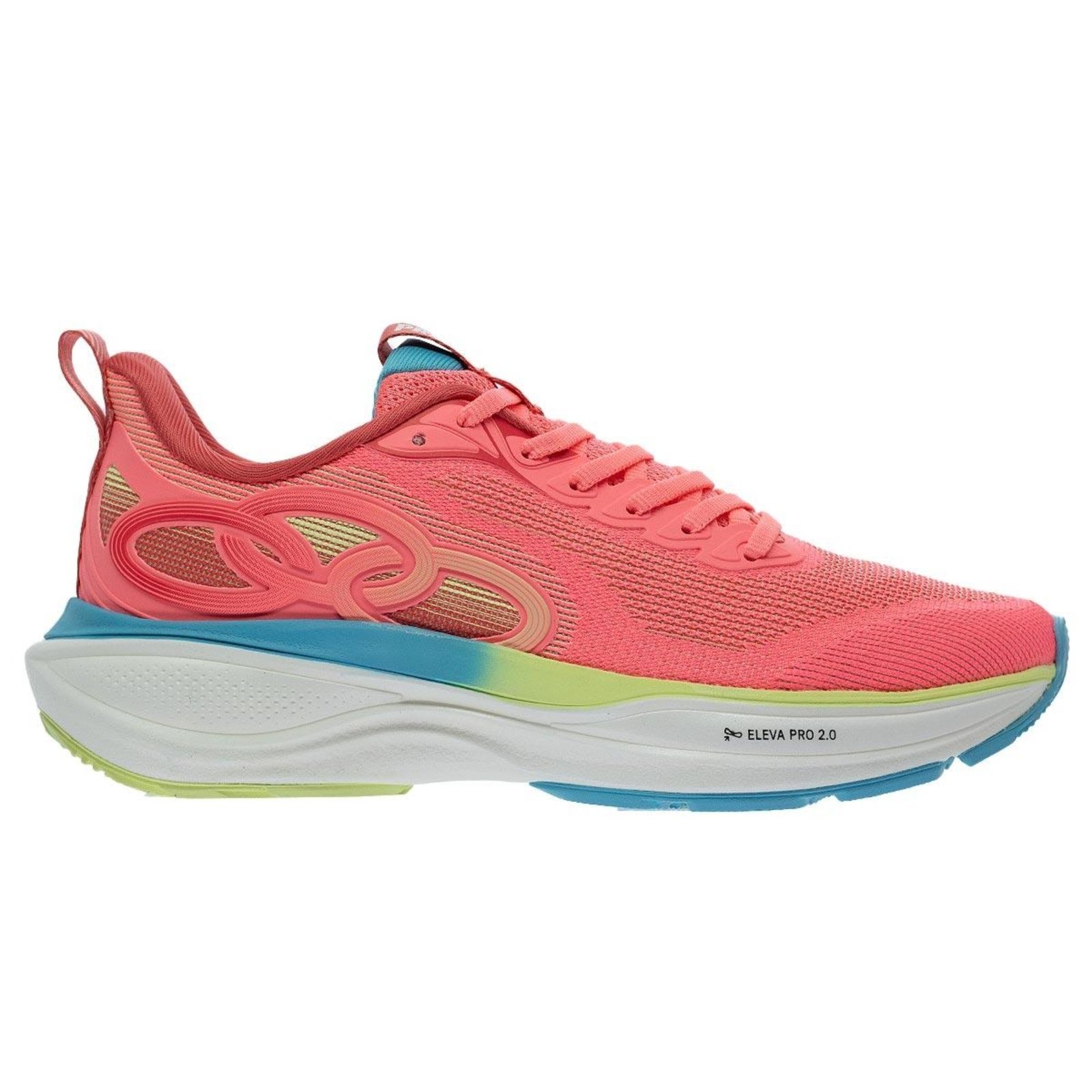 Tênis Esportivo Feminino Olympikus Corrida Pride 4 Coral